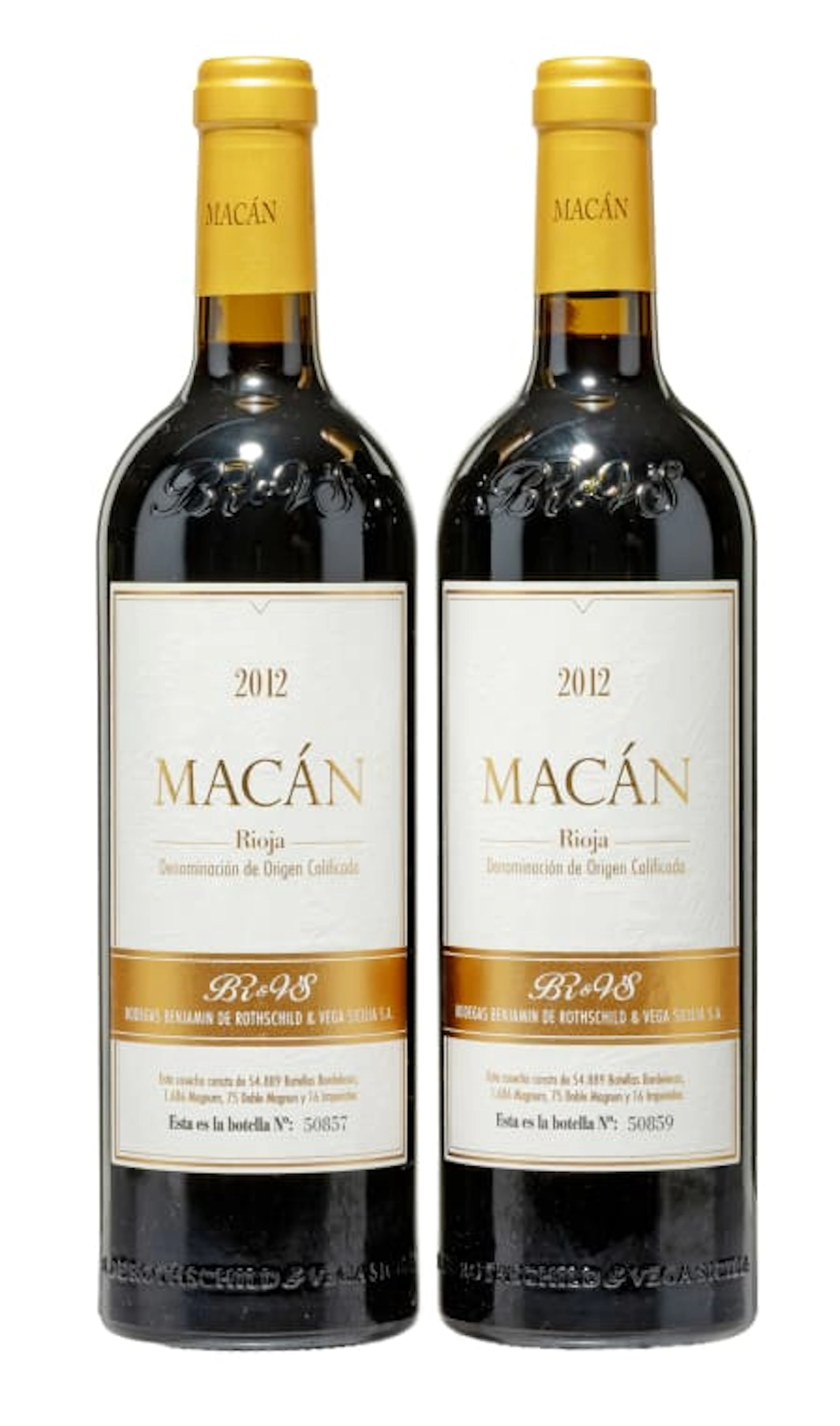 Macán; Rioja Reserva; 2012; 2 (1 x 2); 750ml