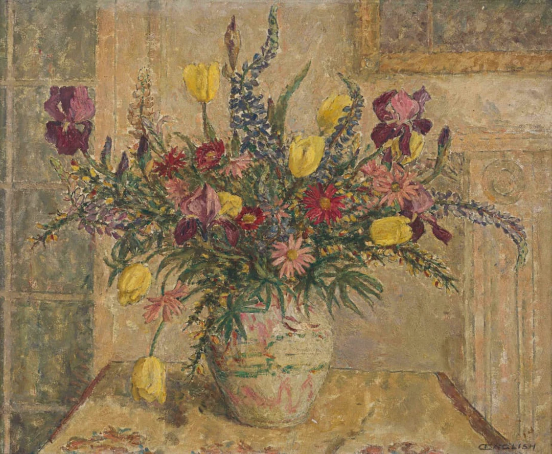 Grace English; Flower Piece