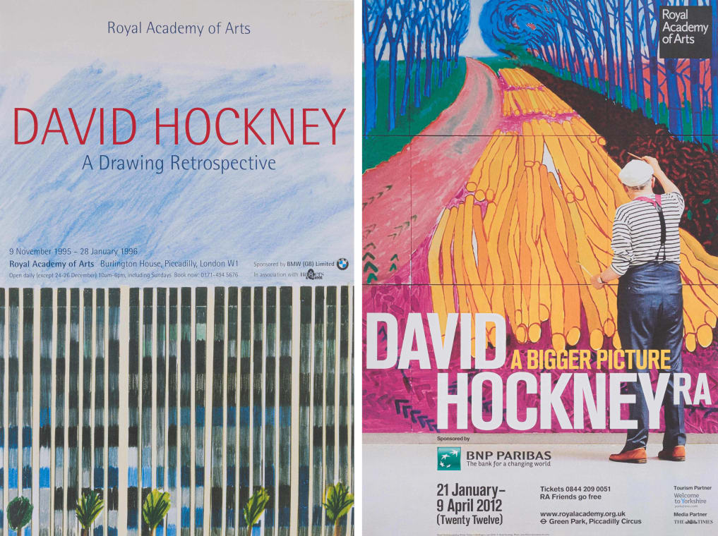 David Hockney; David Hockney A Bigger Picture, poster; David Hockney