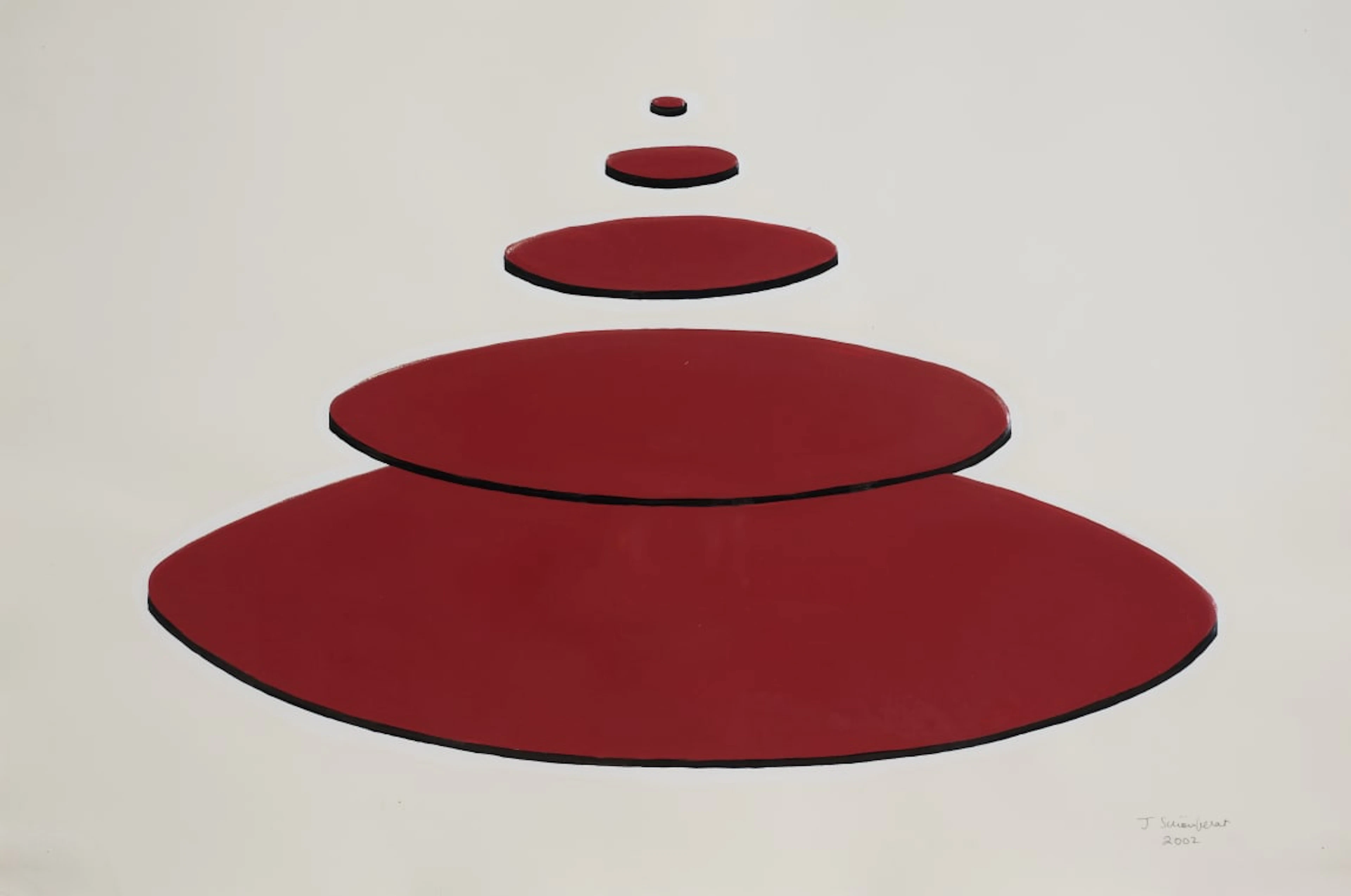 Joachim Schönfeldt; Social Pyramid Diagram (Brown), from The Model Men series