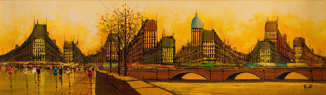 Antonio Ninetti; Cityscape, Paris