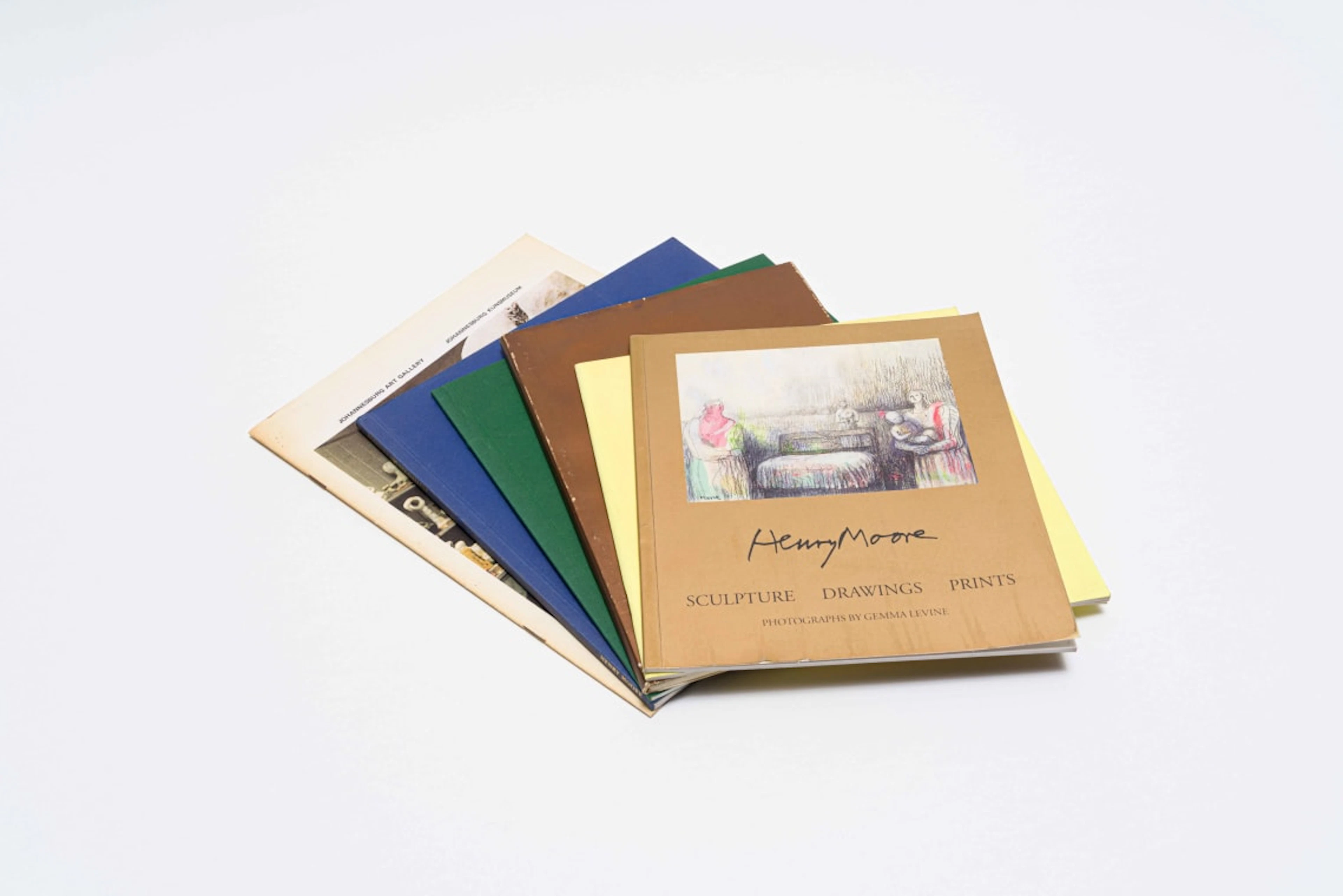 Various Authors; Henry Moore catalogues, six