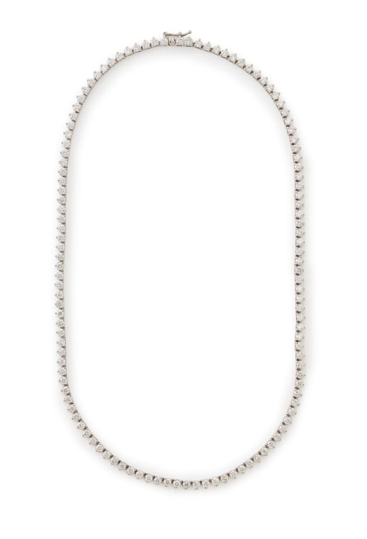 Browns the Diamond Store; Diamond tennis necklace