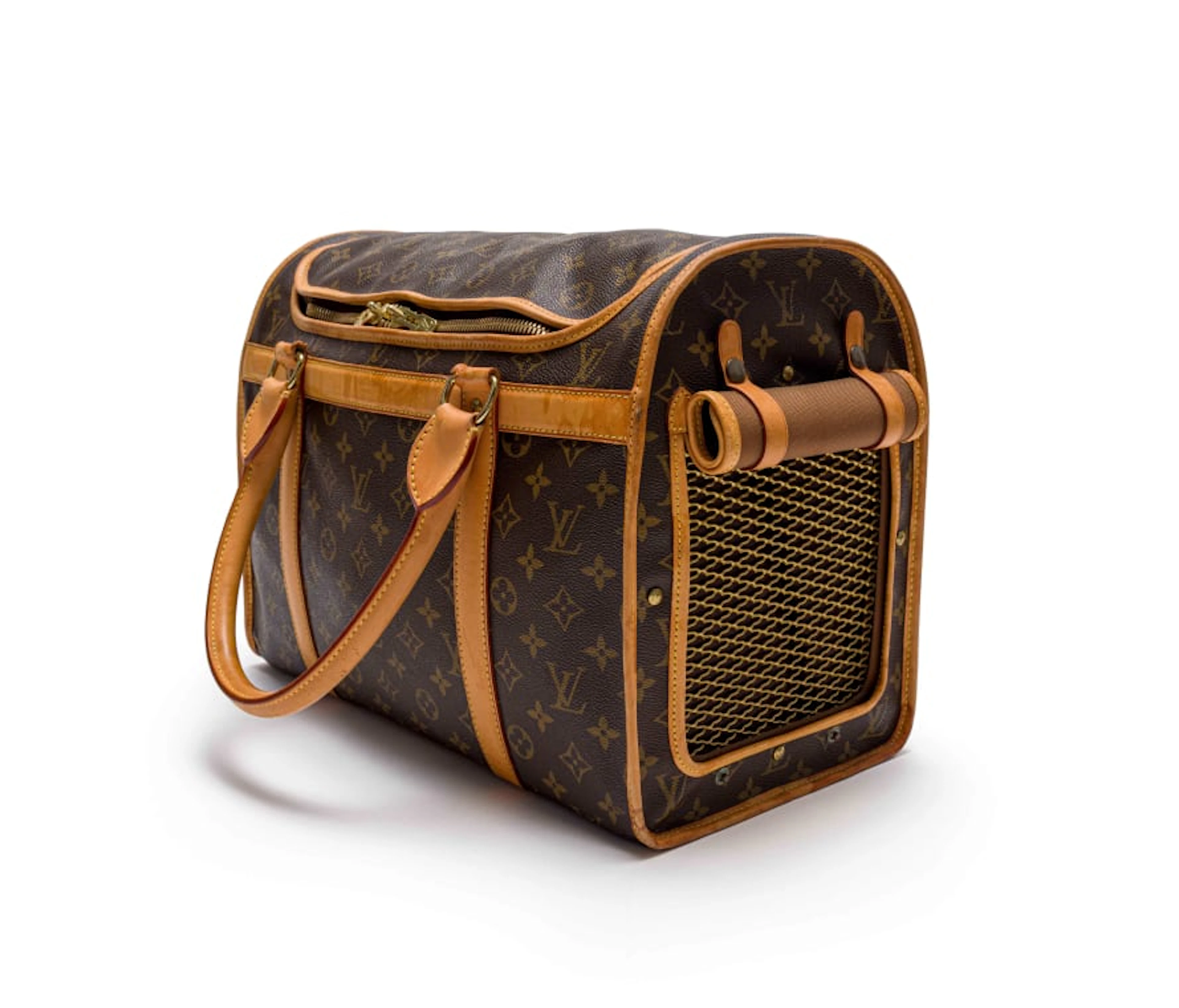 Louis Vuitton; A Vintage Monogram Sac Chien (Dog Bag) with Gold-Tone Hardware
