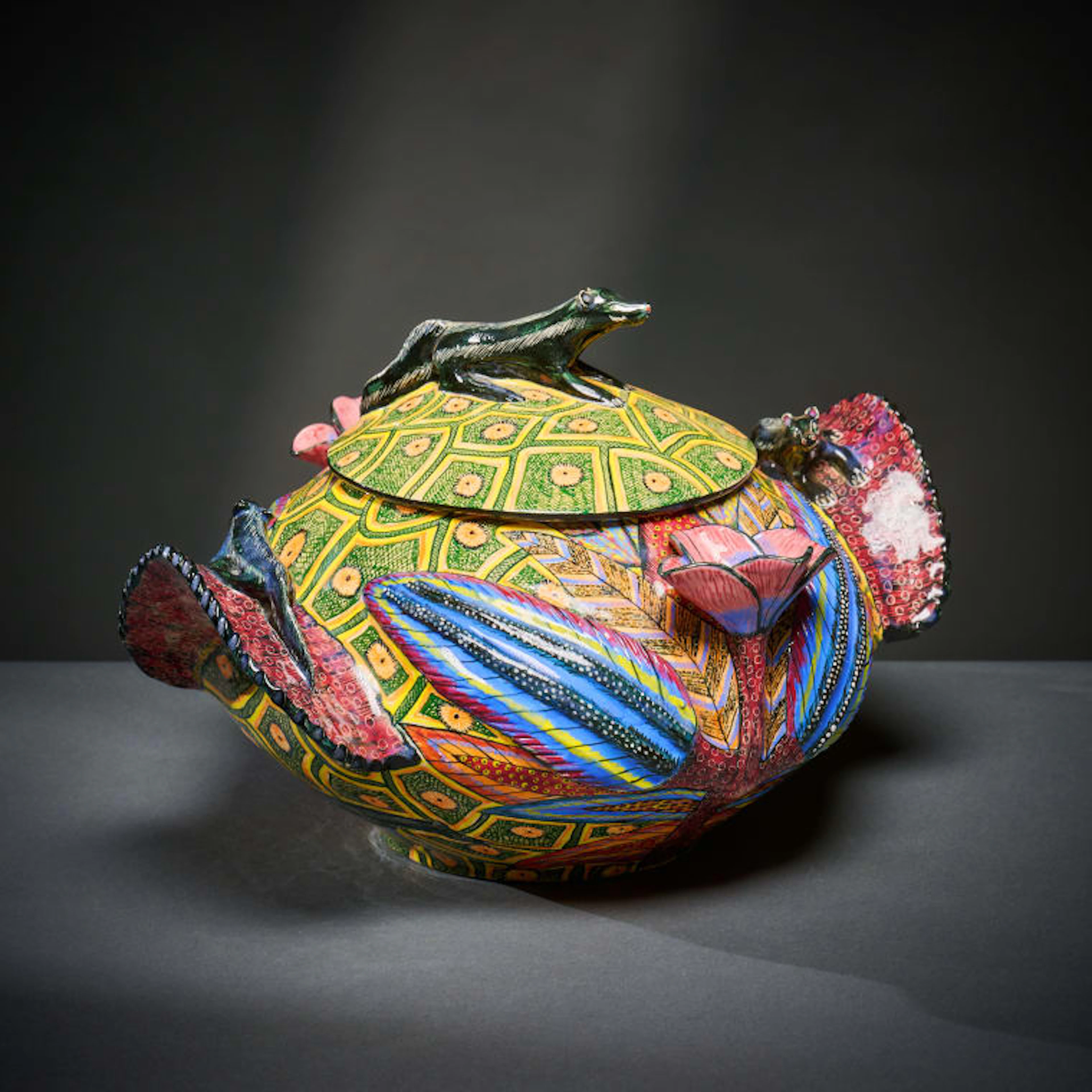 Ardmore Ceramic Studio; Honey badger tureen