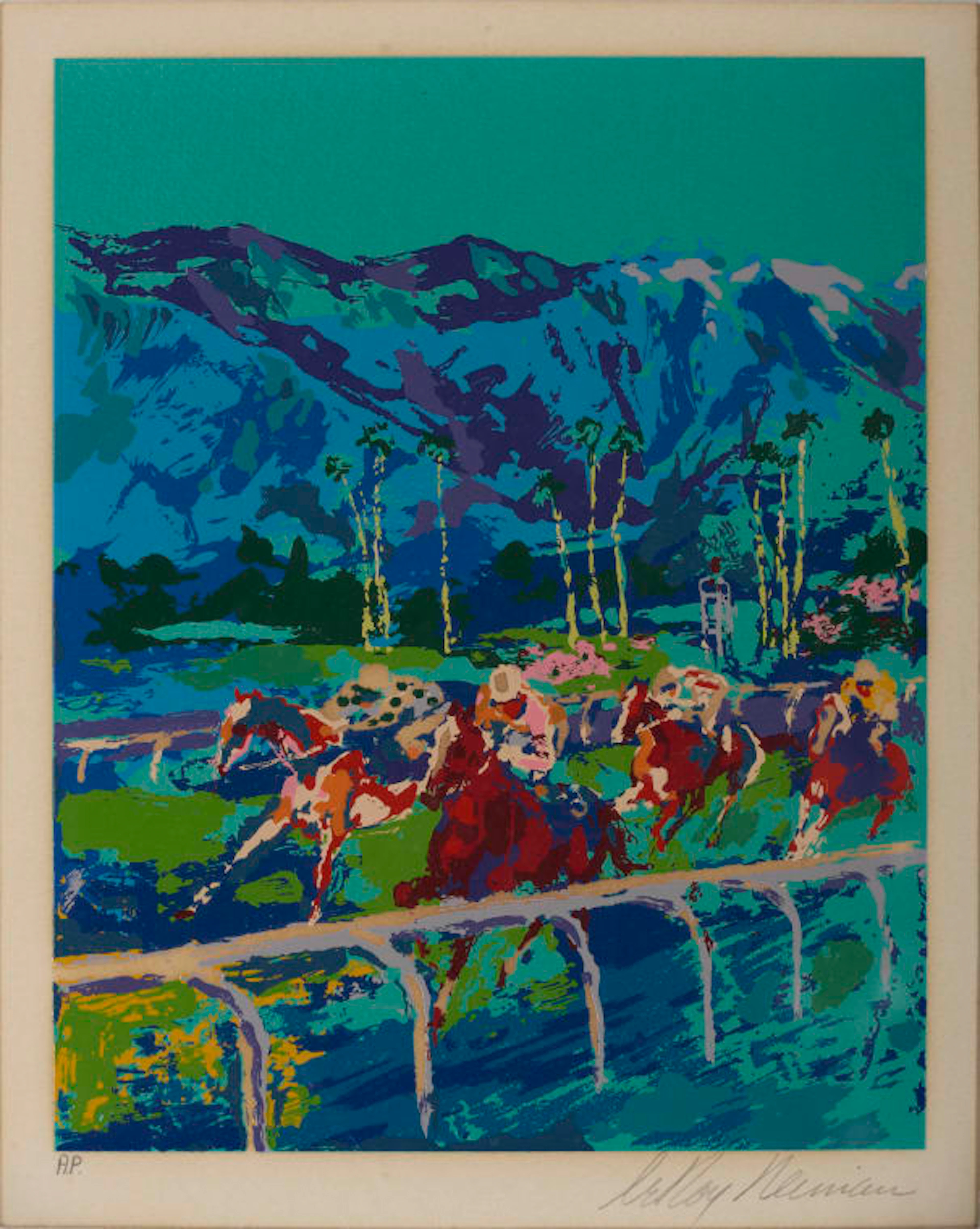 LeRoy Neiman; Santa Anita
