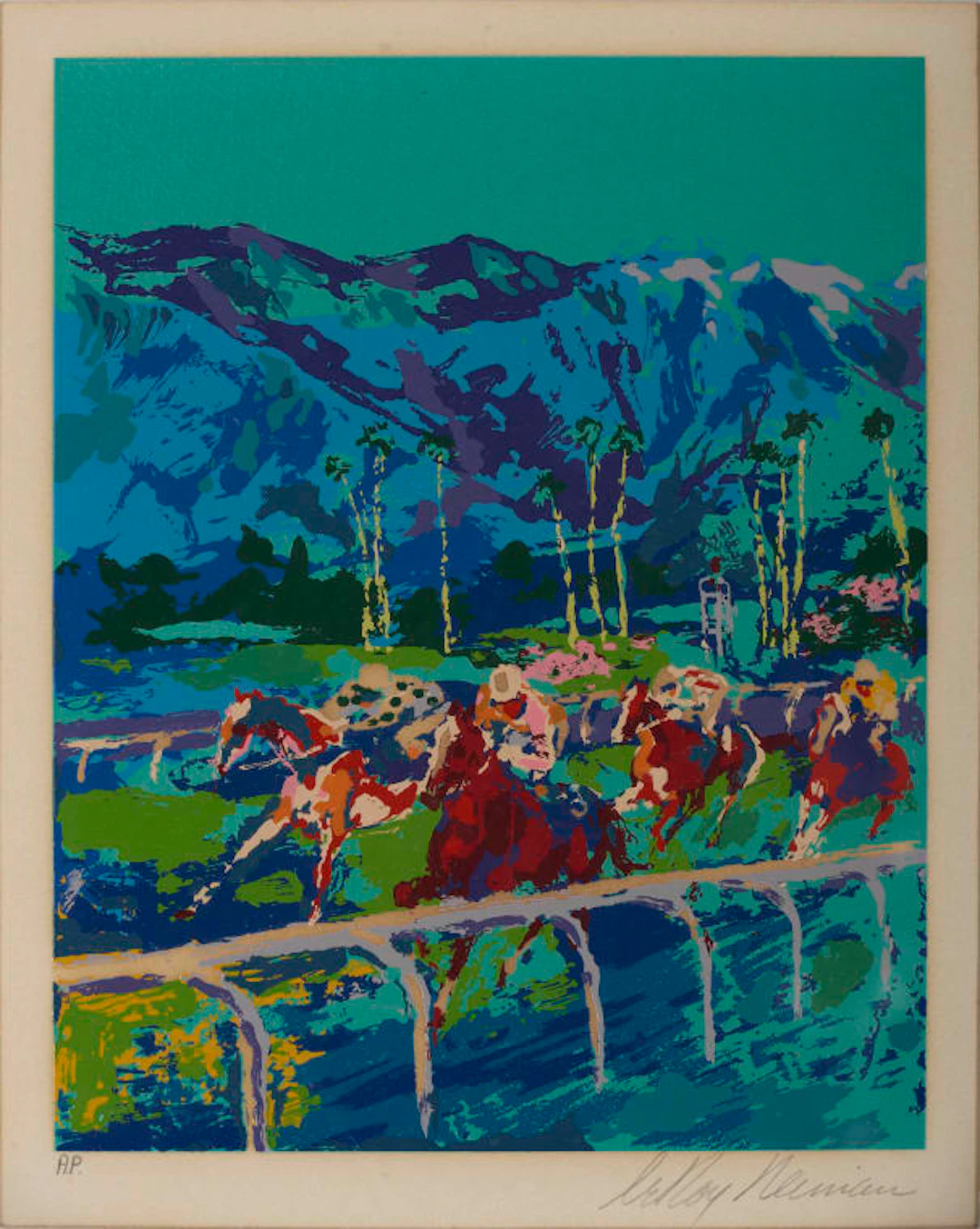 LeRoy Neiman; Santa Anita
