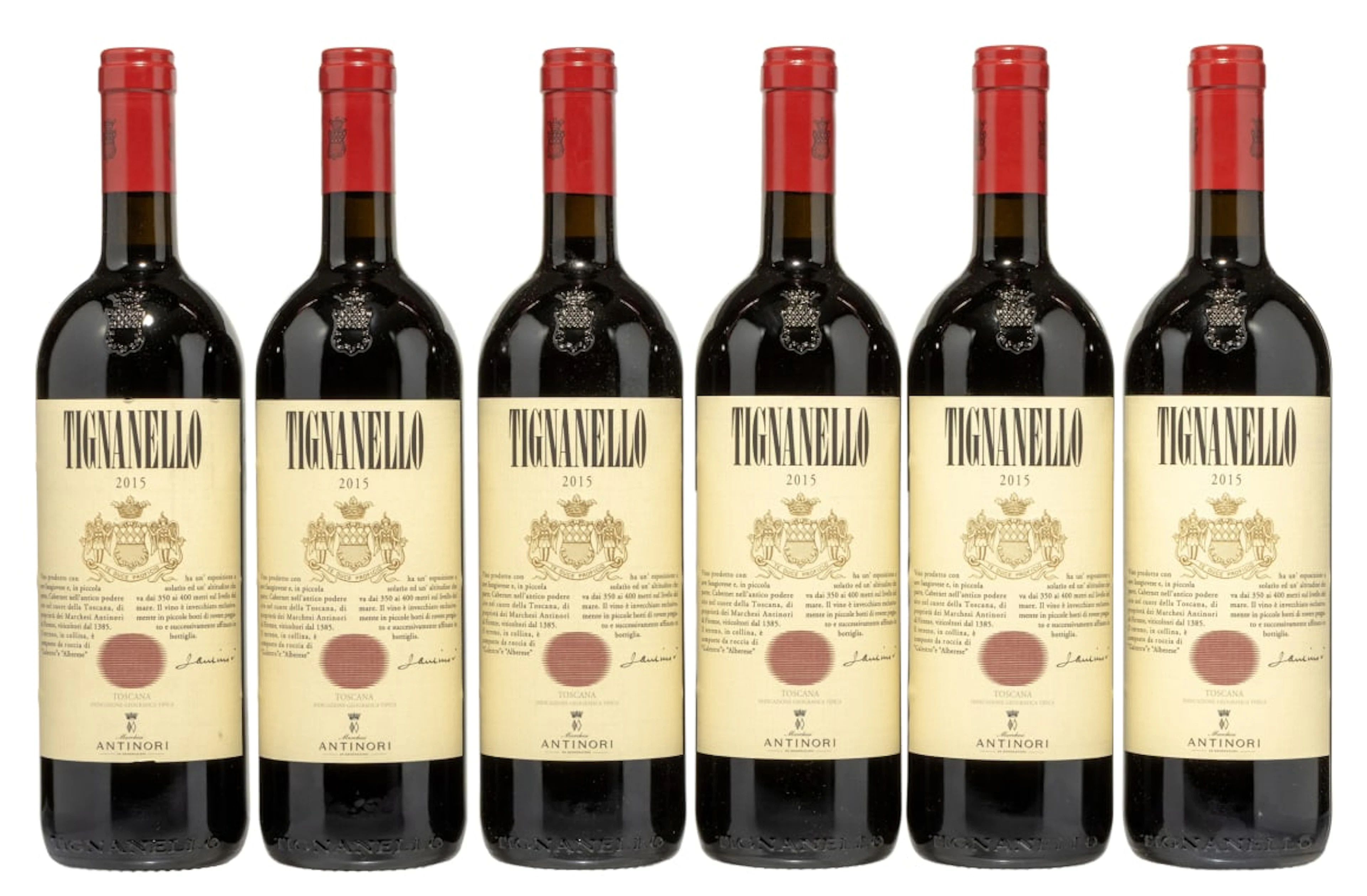 Antinori; Tignanello Toscana; 2015; 6 (1 x 6); 750ml