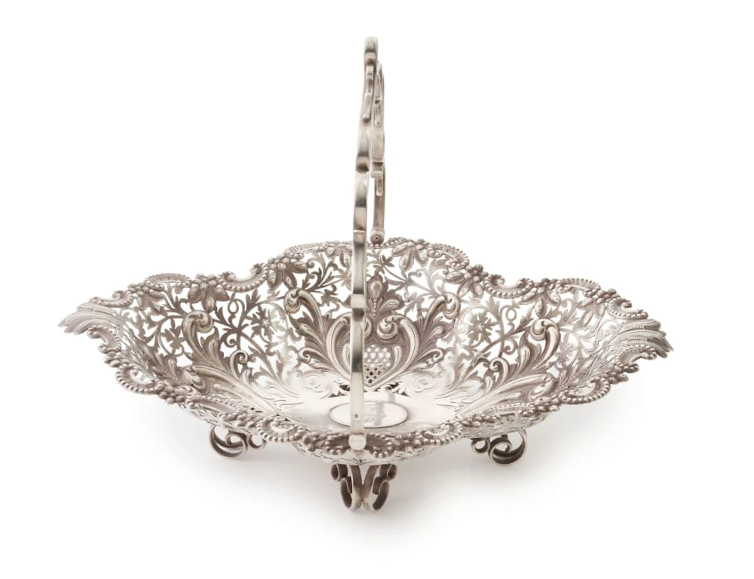 An Edward VII silver basket, James Dixon & Sons Ltd, Sheffield, 1901