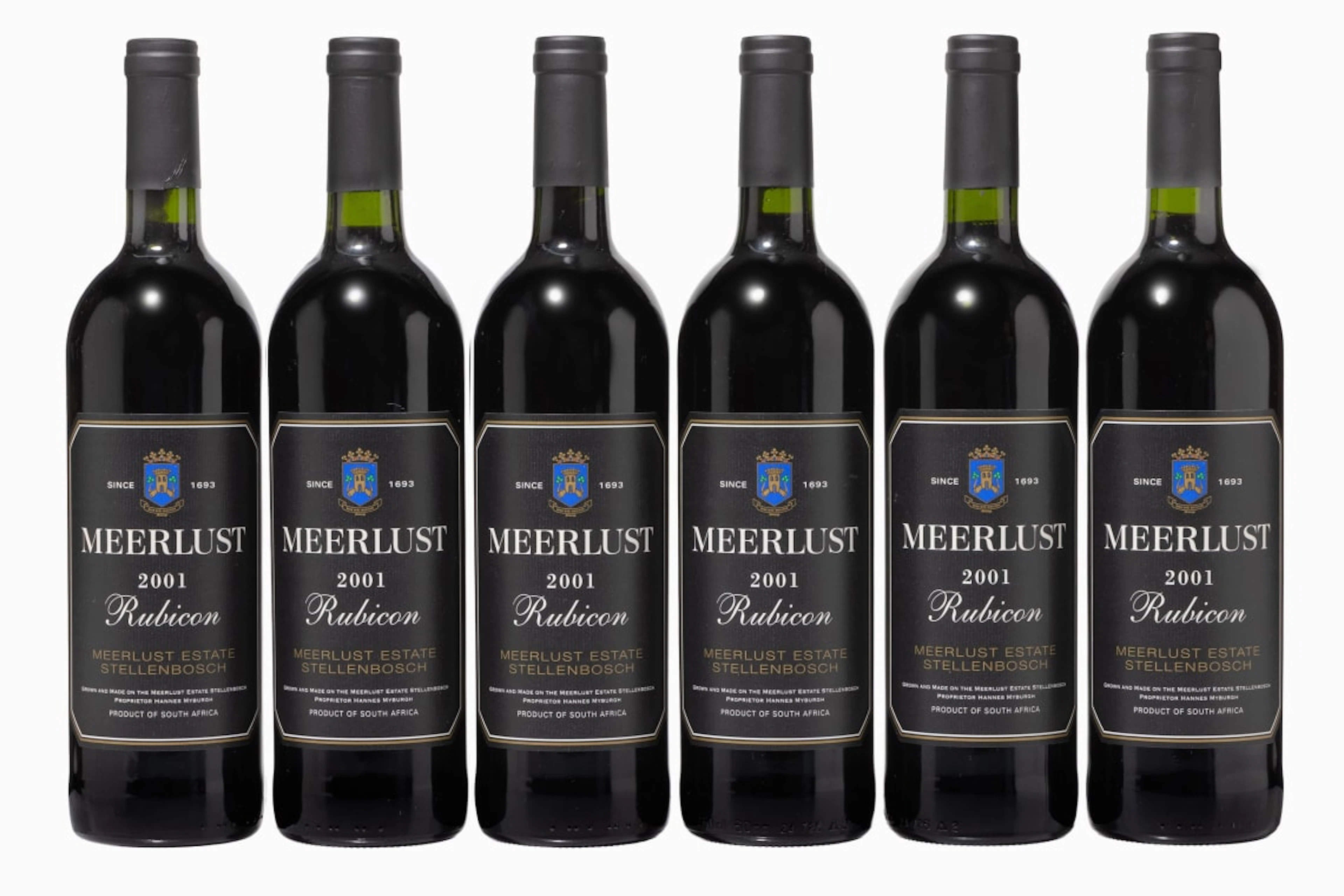 Meerlust; Rubicon; 2001; 6 (1 x 6); 750ml