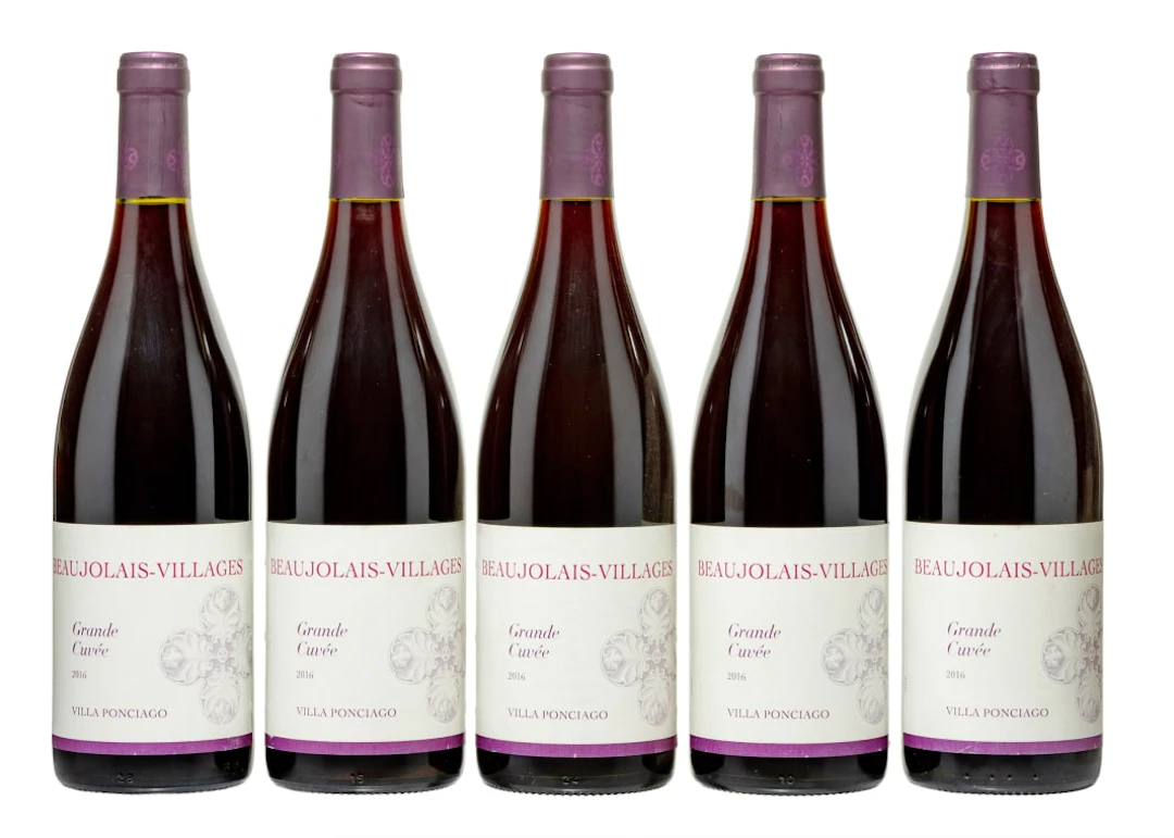 Villa Ponciago; Beaujolais-Villages; 2016; 5 (1 x 5); 750ml