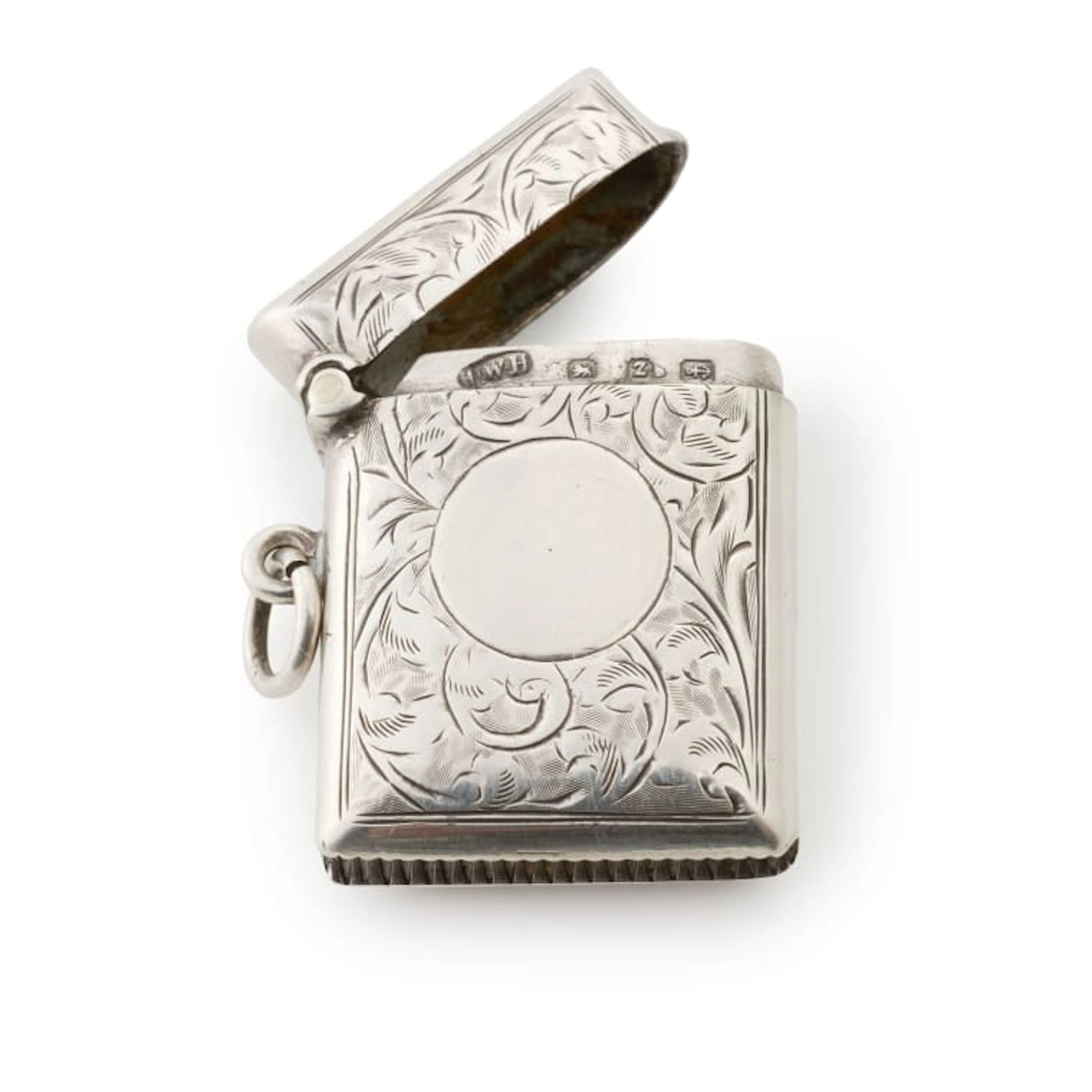 A Victorian silver striker, William Hutchinson, Birmingham, 1899