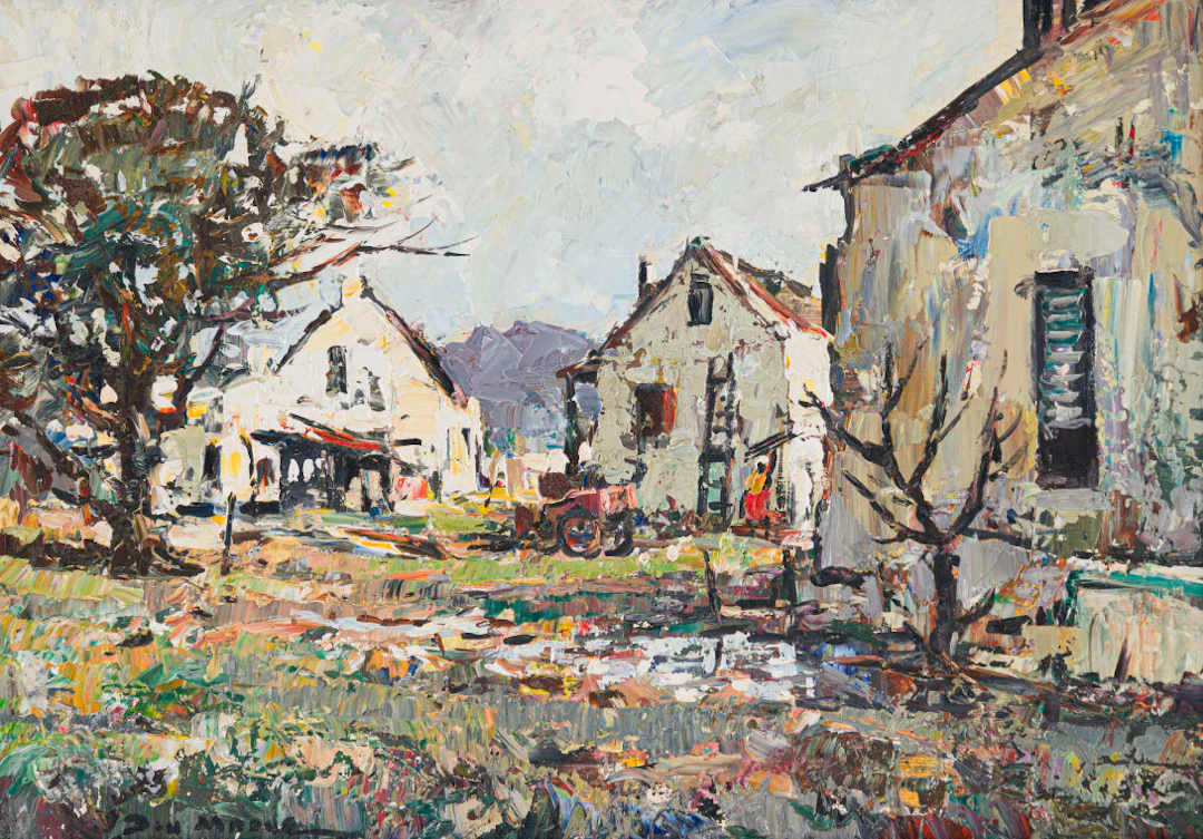 Don (Donald James) Madge; Houses, Trees, and Tractor