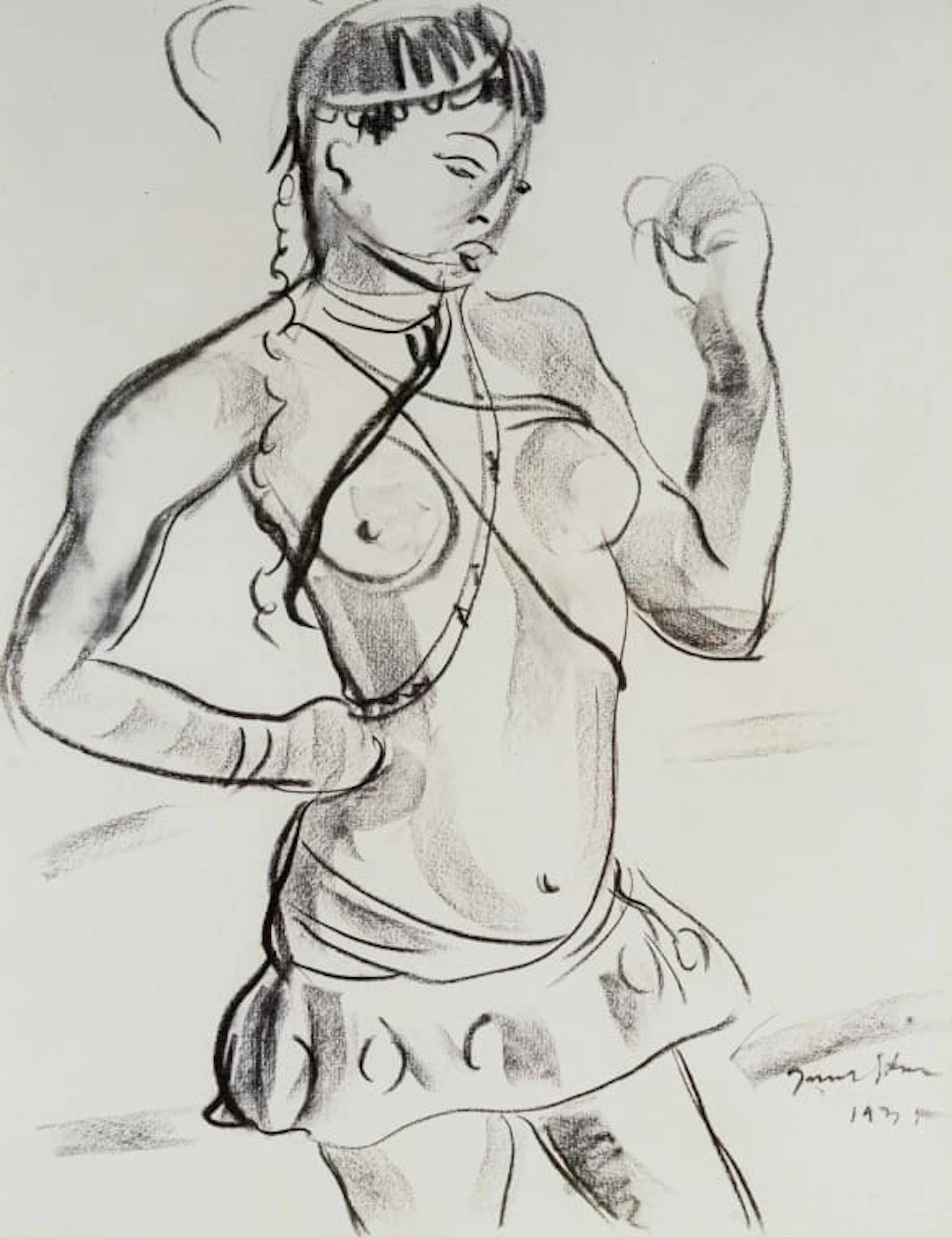 Irma Stern; Dancing Woman, poster