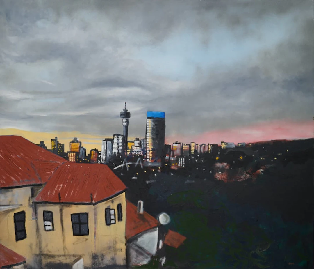 Karl Gietl; Dusk from Troyeville