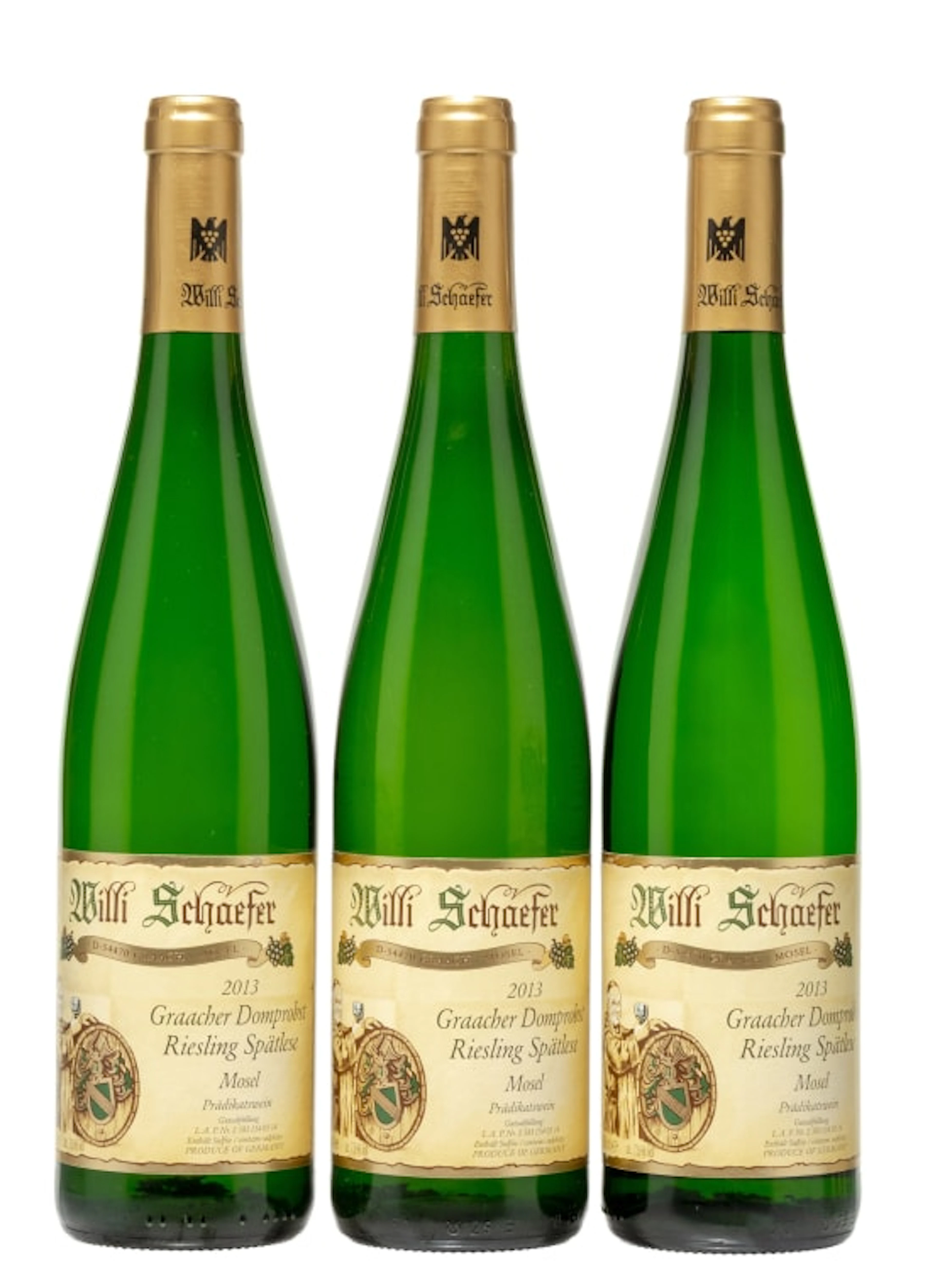 Willi Schaefer; Graacher Domprobst Riesling Spätlese; 2013; 3 (1 x 3); 750ml