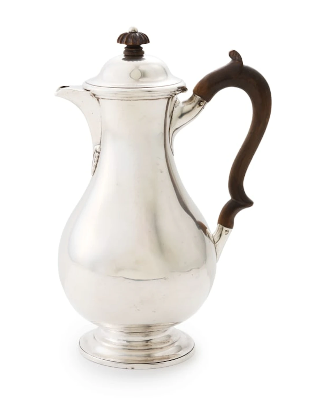 A Victorian silver coffee pot, F B Thomas & Co, London, 1890