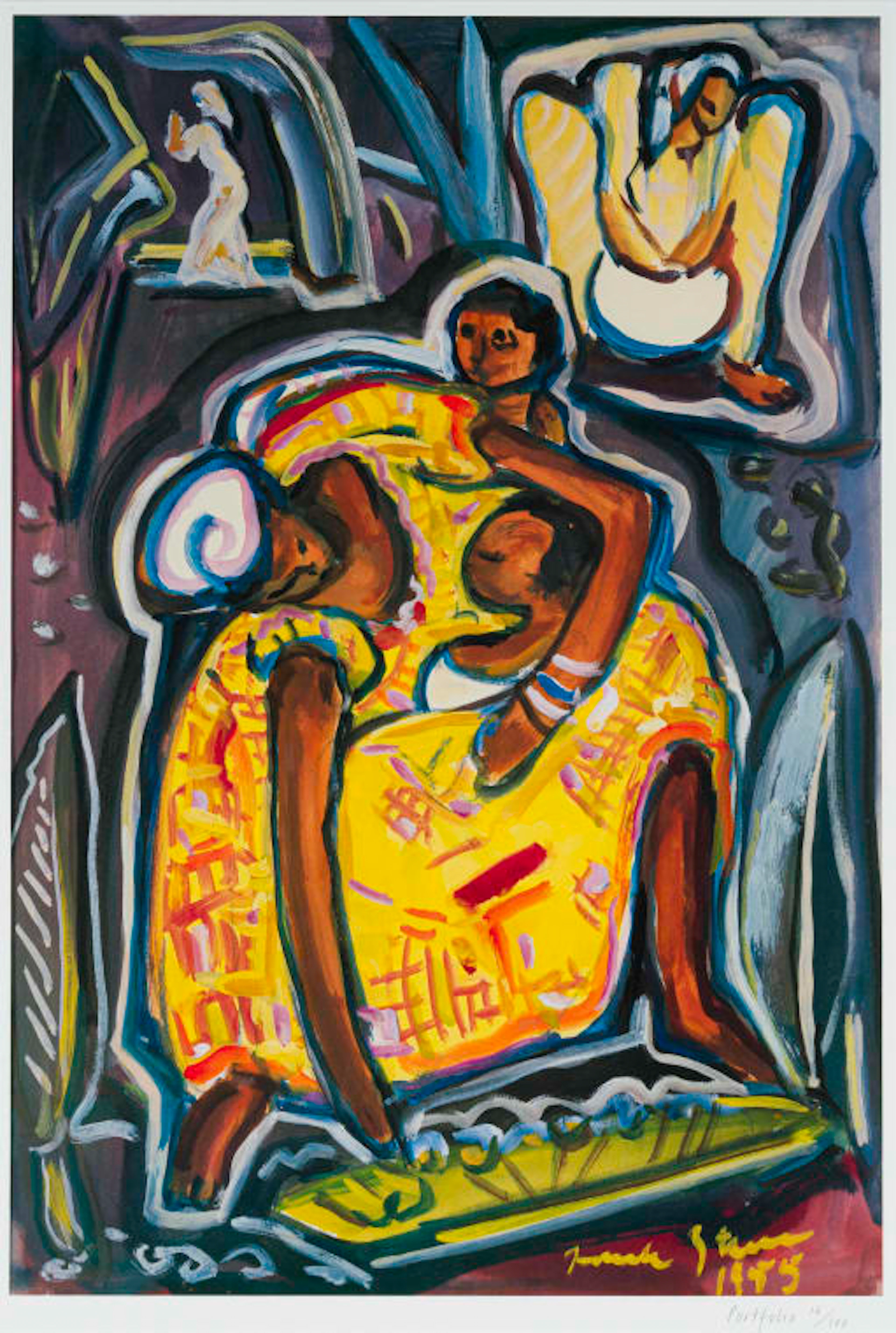 Irma Stern; African Woman with Children, poster