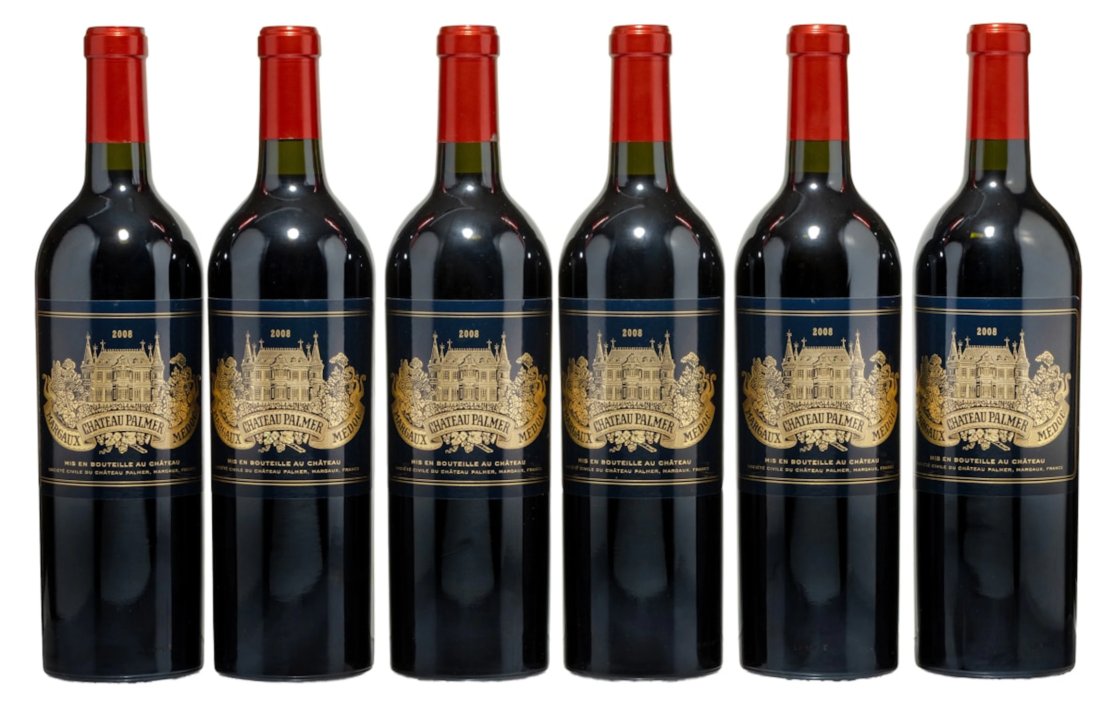 Palmer; Margaux; 2008; 6 (1 x 6); 750ml