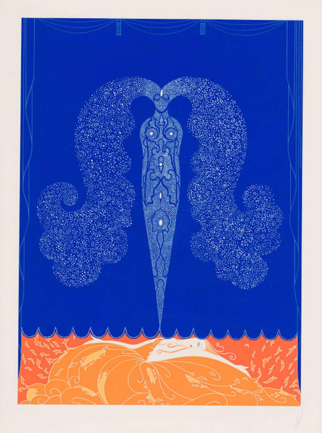 Erté; Le Rideau de l'Hiver (The Curtain of Winter)