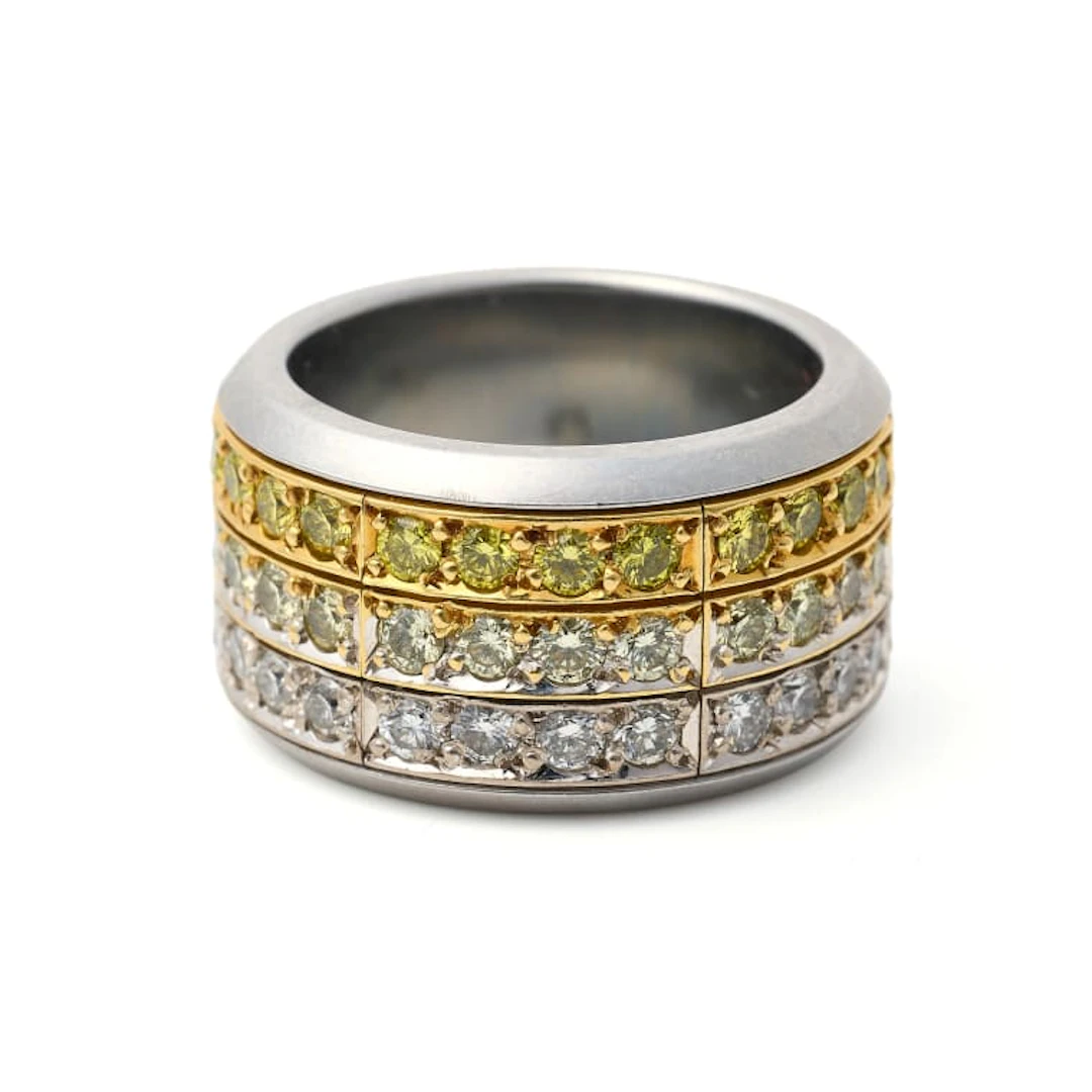Mark Gold; Diamond puzzle ring