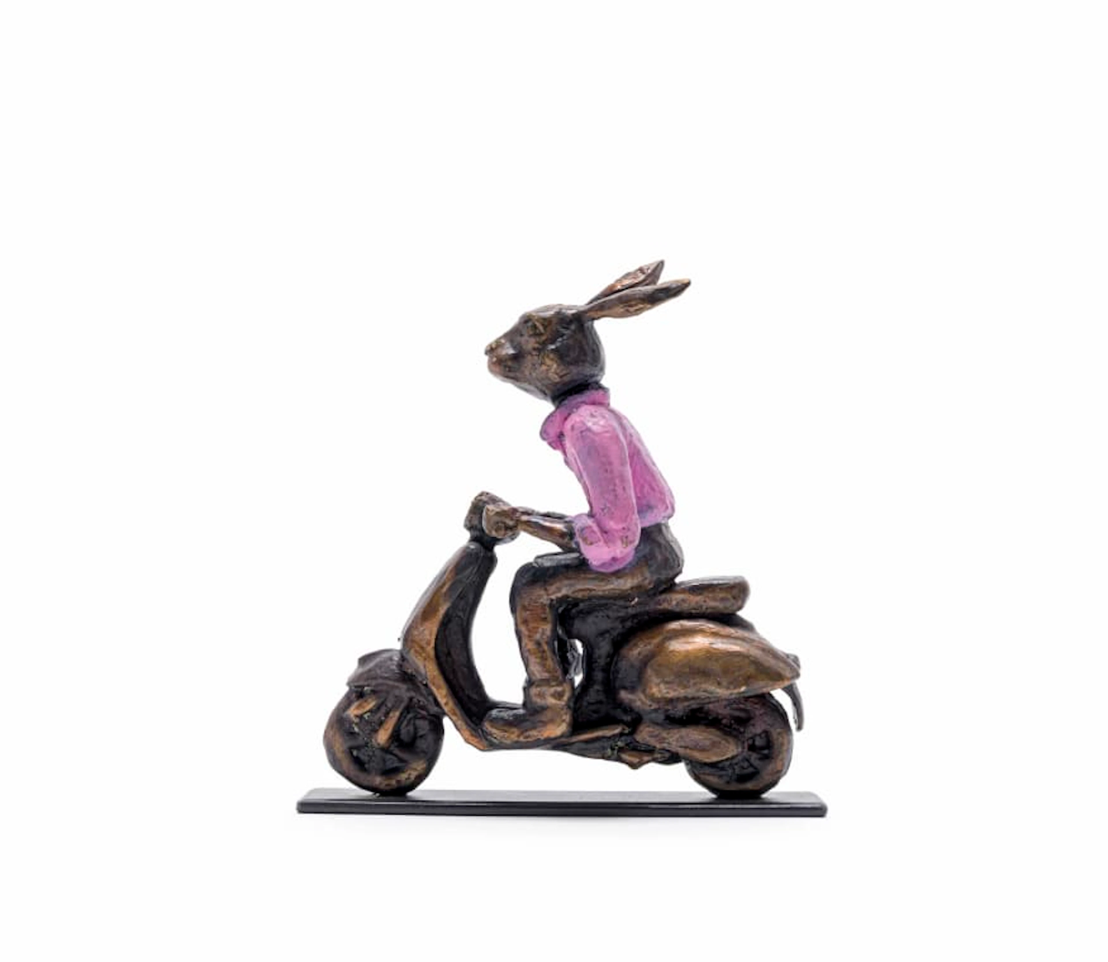 Carol Cauldwell; Rabbit on a Vespa