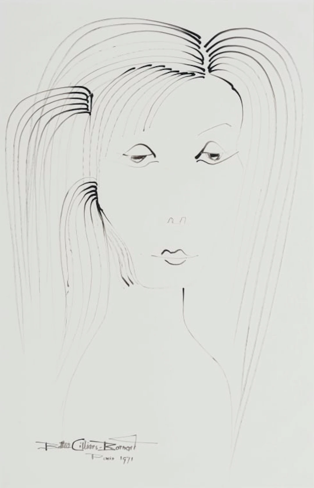 Bettie Cilliers-Barnard; Portrait (Paris)