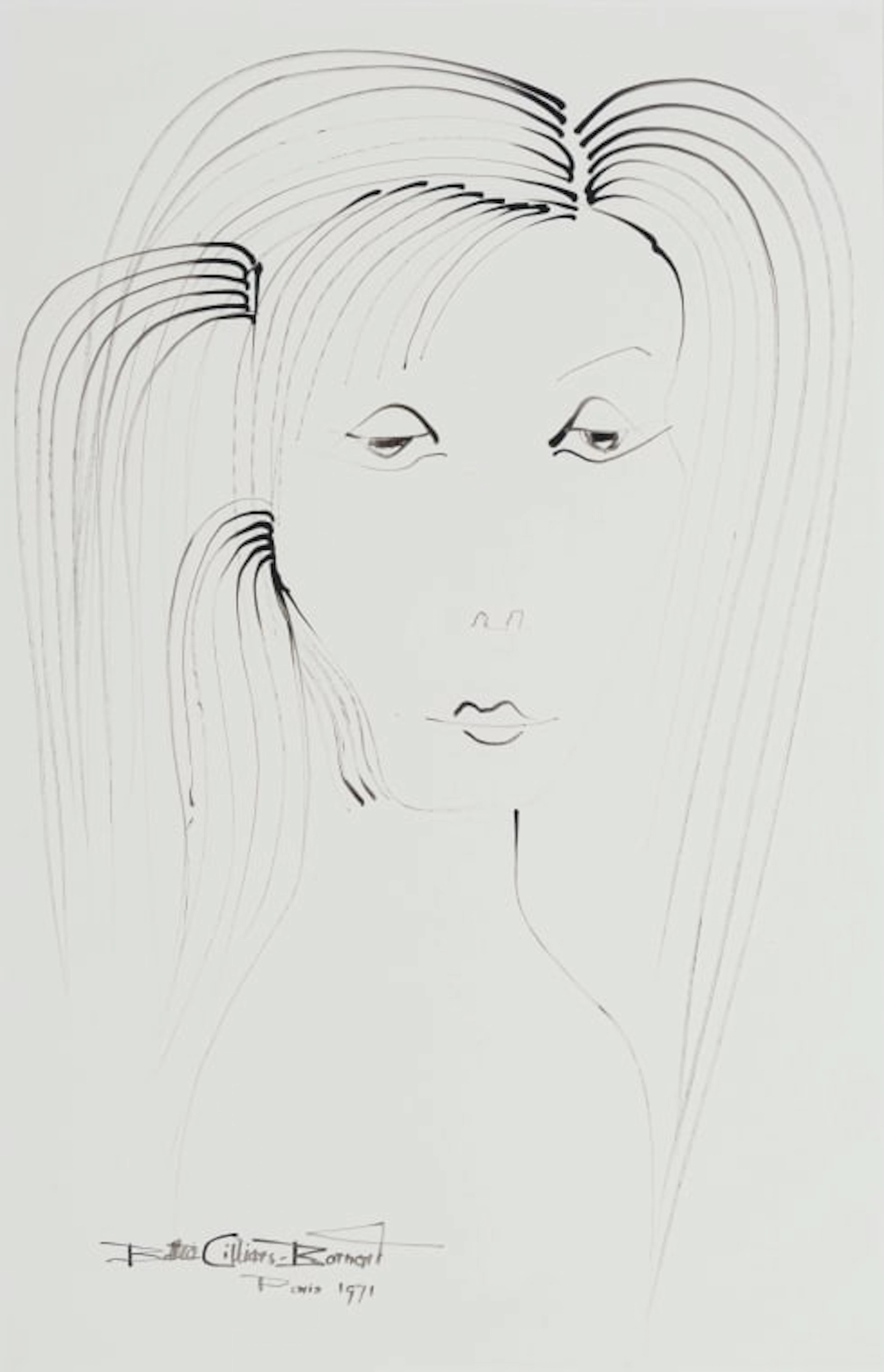 Bettie Cilliers-Barnard; Portrait (Paris)