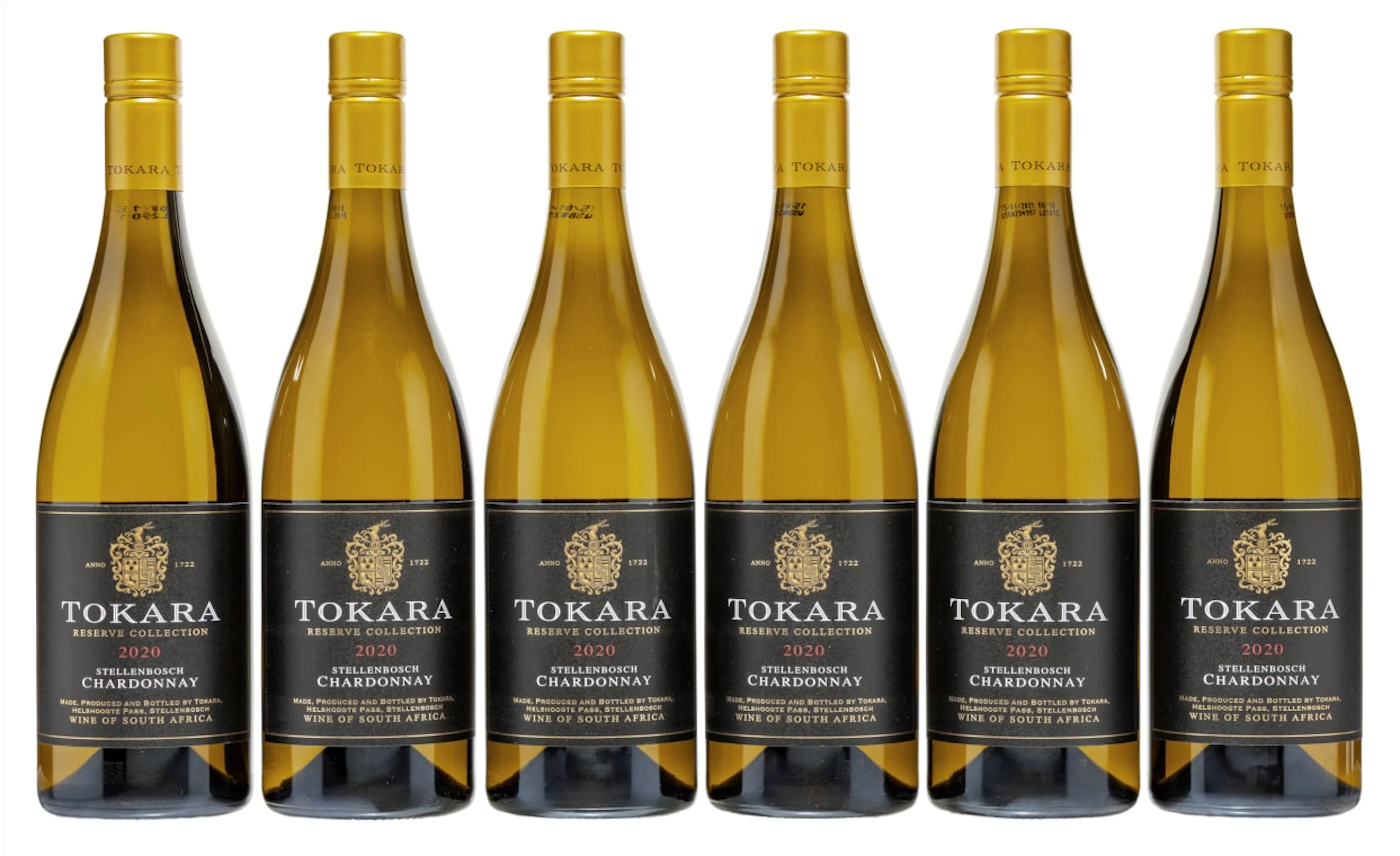 Tokara; Reserve Chardonnay; 2020; 6 (1 x 6); 750ml