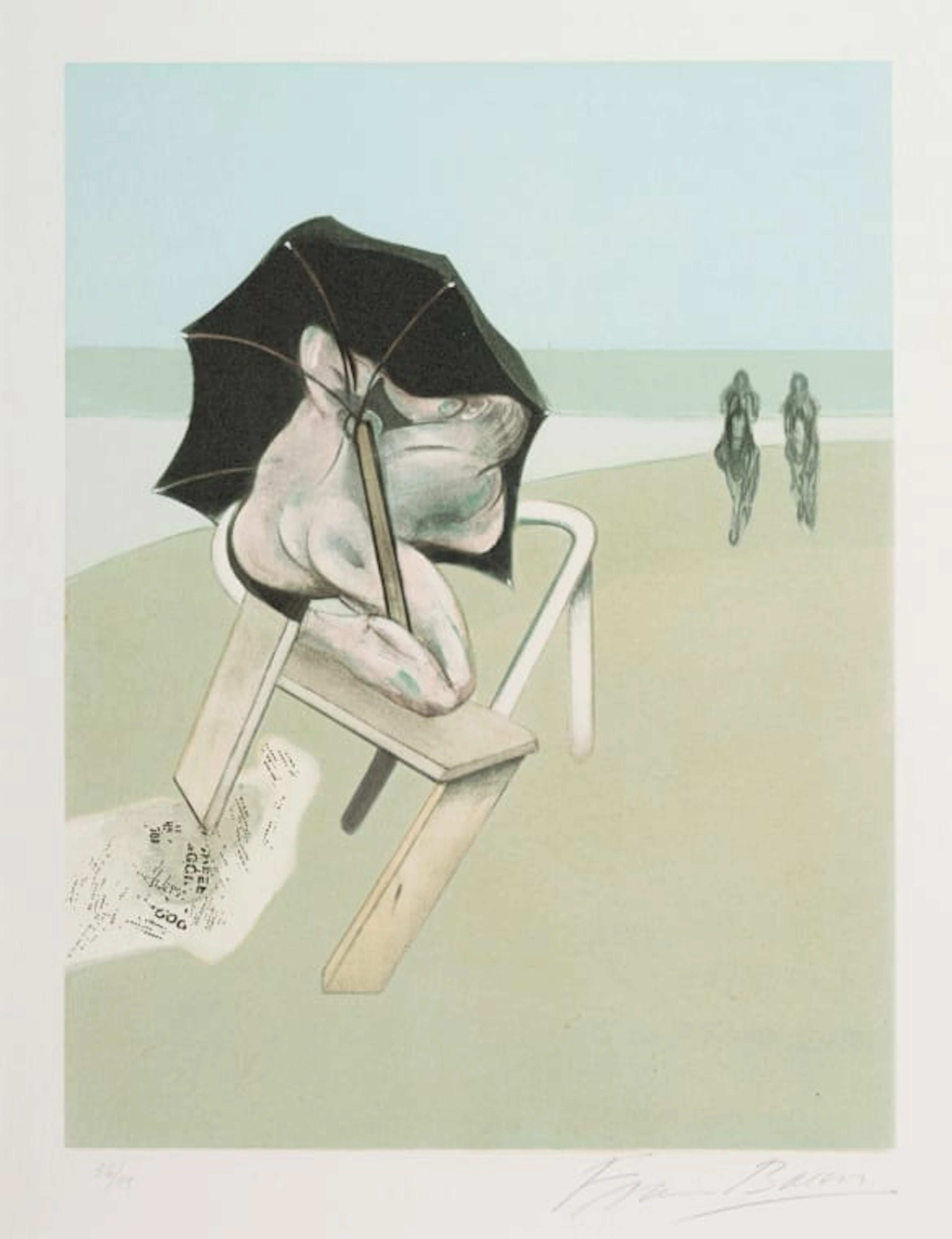 Francis Bacon; Metropolitan, left panel