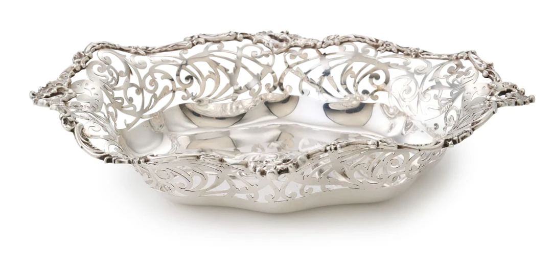 An American sterling silver basket, Gorham Manufacturing Company, c.1871
