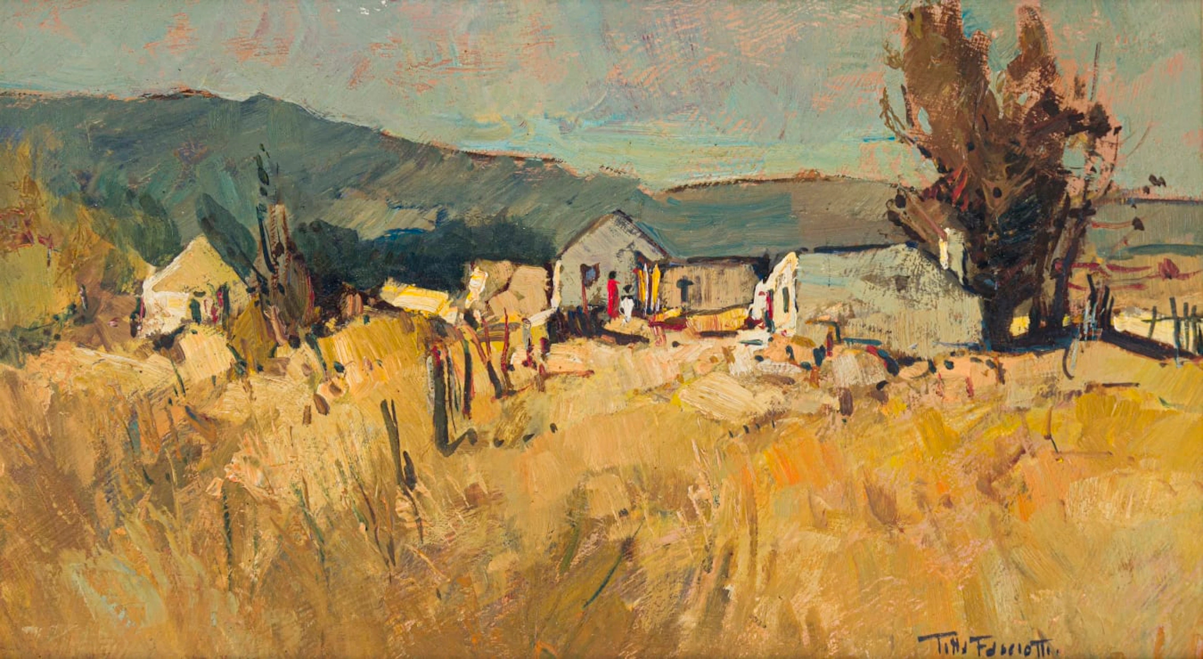 Titta Fasciotti; Landscape with Buildings