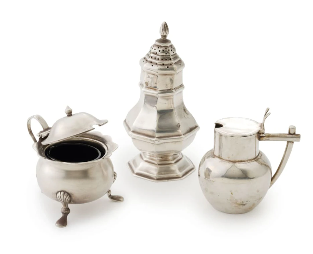 A Victorian miniature silver sugar caster, George Nathan & Ridley
