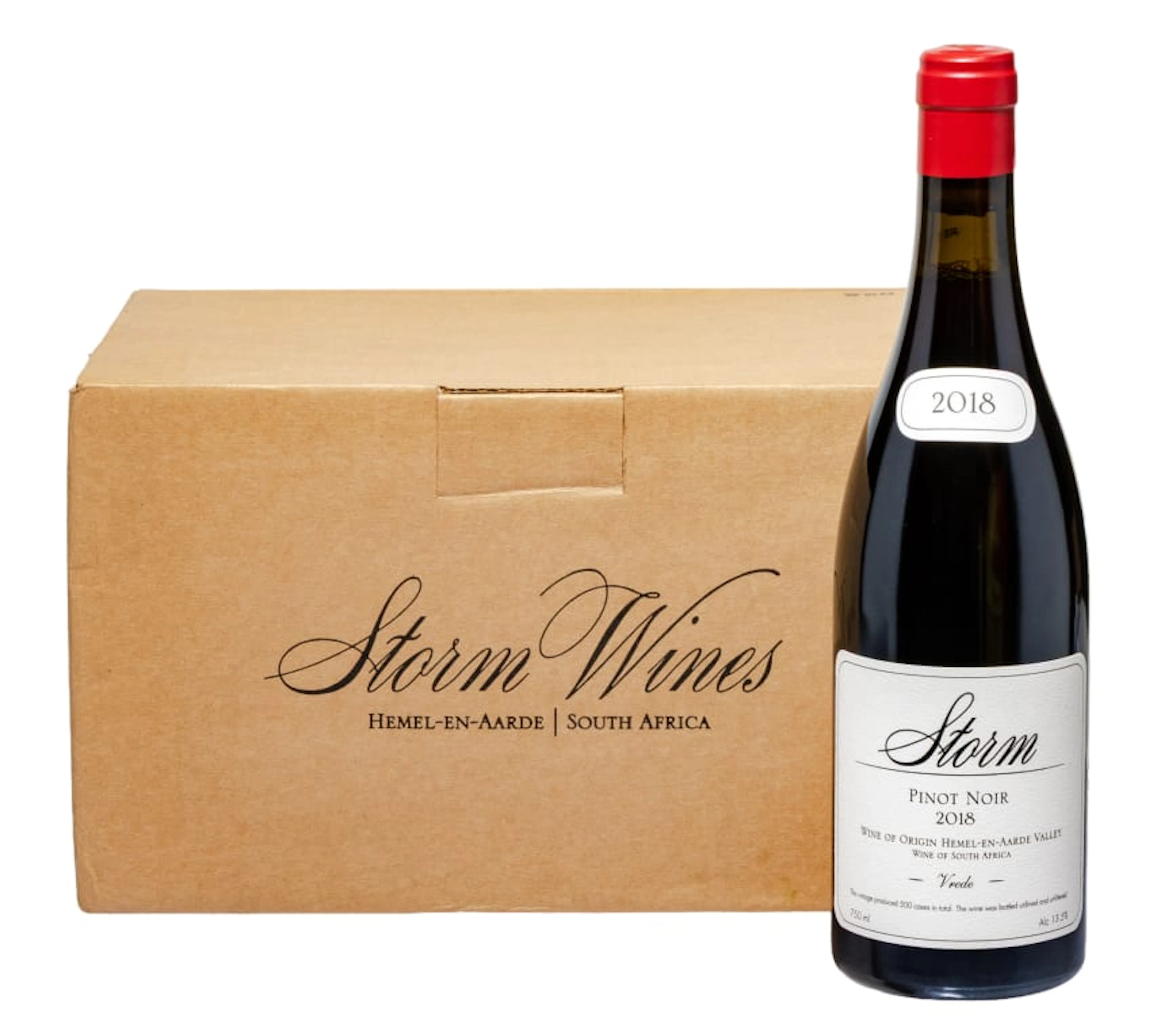 Storm Wines; Vrede Pinot Noir; 2018; 6 (1 x 6); 750ml
