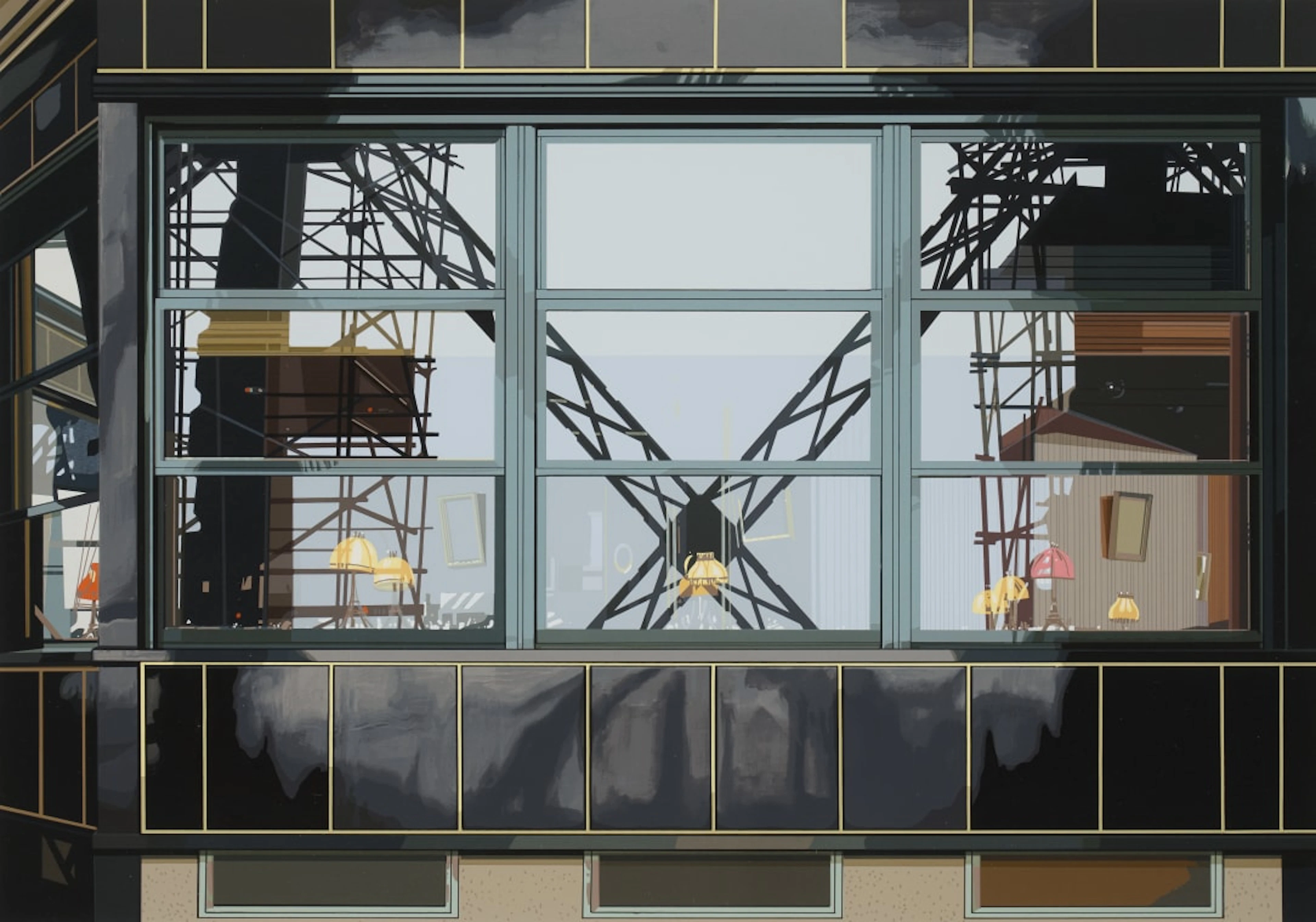 Richard Estes; Eiffel Tower Restaurant