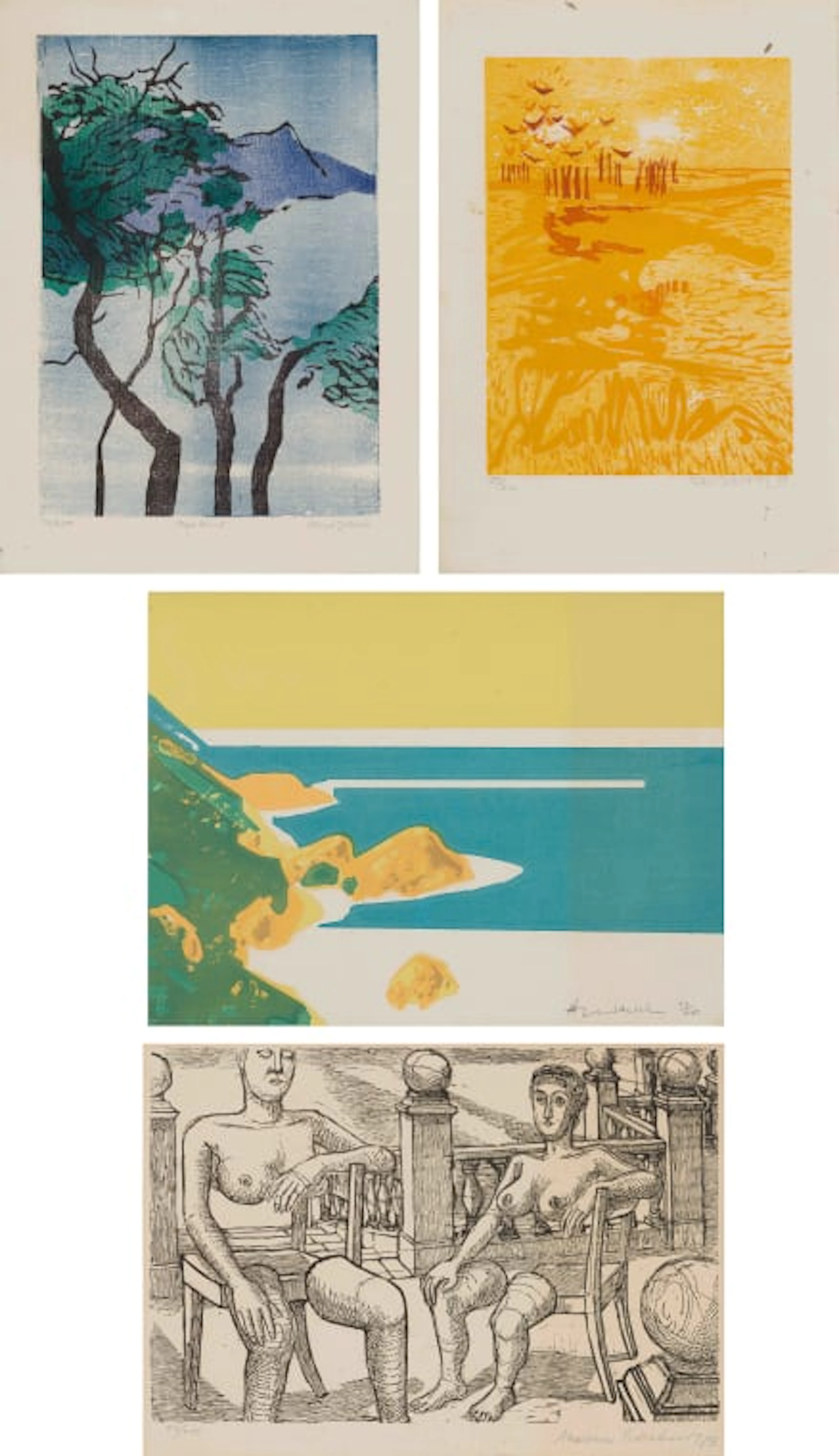 Alice Goldin and Various Artist's; Cape Point; Seascape; Field and