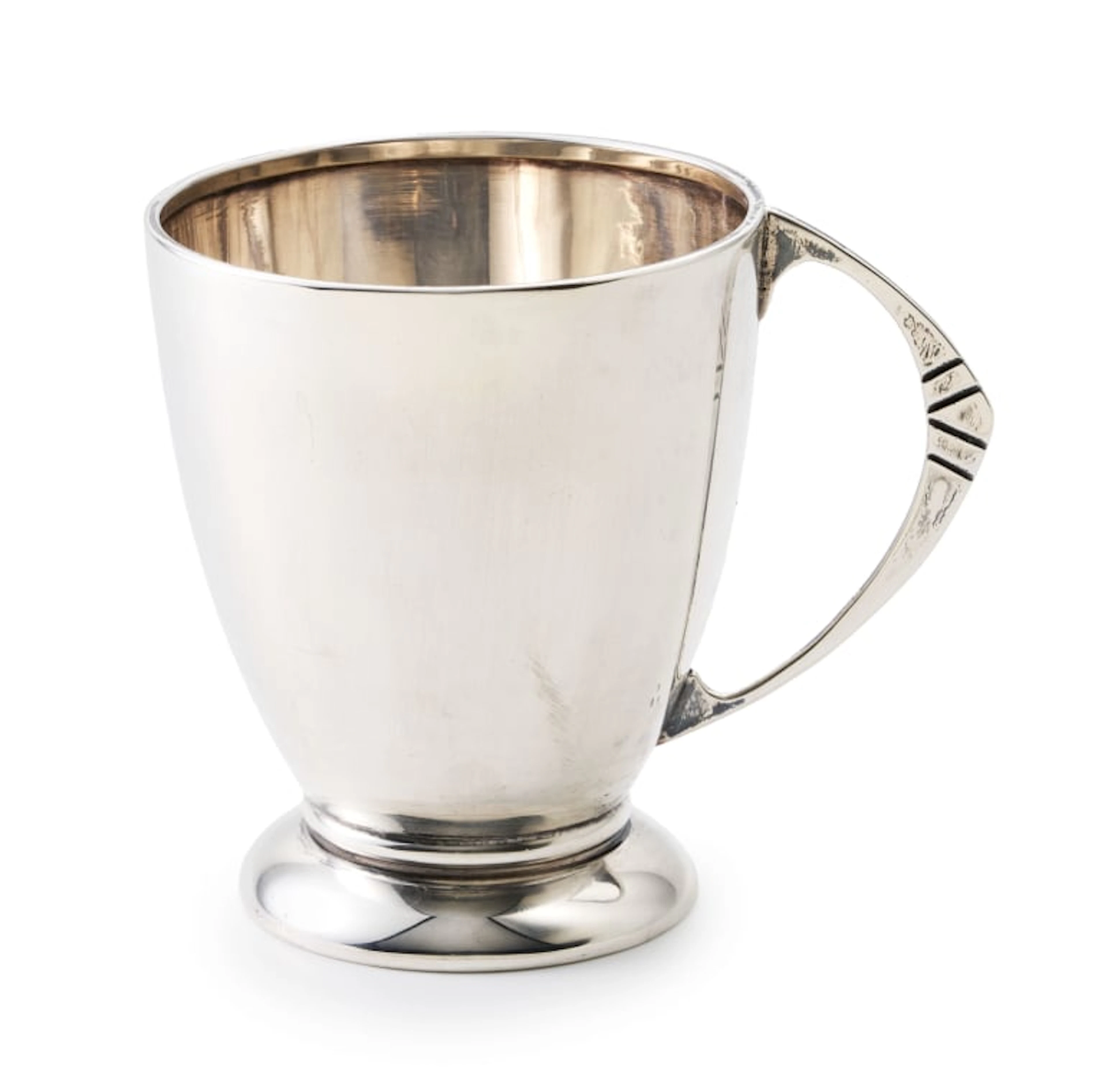 A George VI silver christening cup, Angora Silver Plate Co Ltd, Birmingham