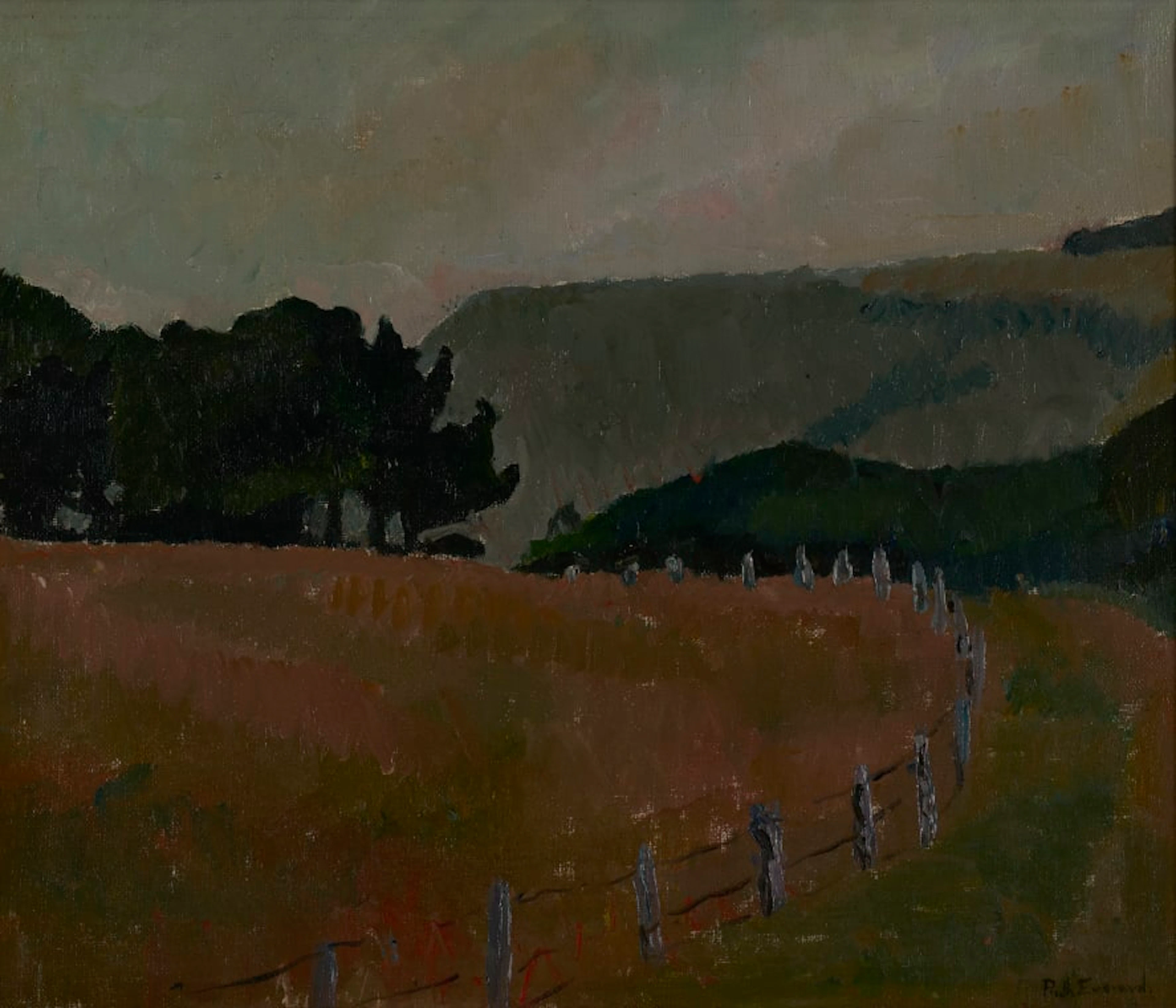 Ruth Everard-Haden; Landscape near Lekkerdraai