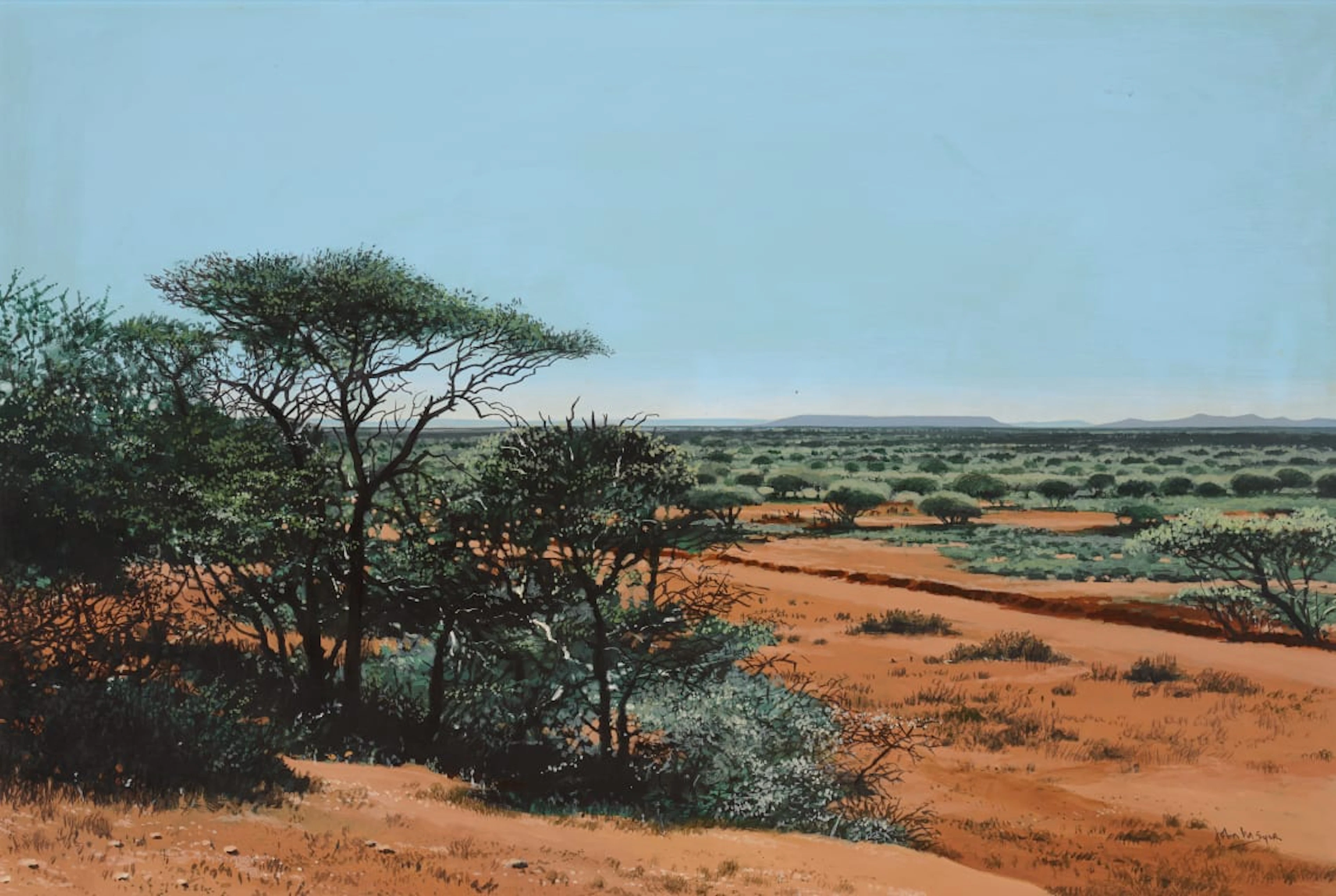 John Meyer; Near the Dongas (Saulsput)(sic)