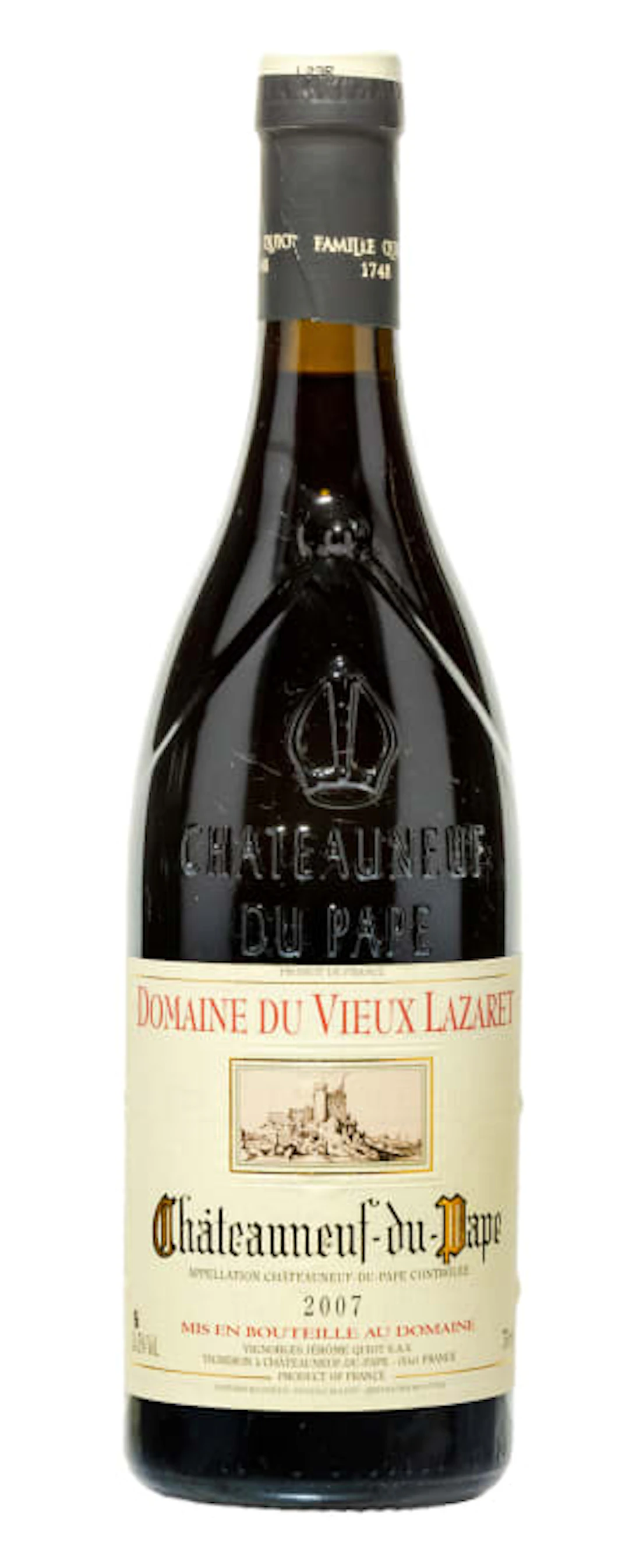Domaine du Vieux Lazaret; Châteauneuf-du-Pape; 2007; 1 (1 x 1); 750ml