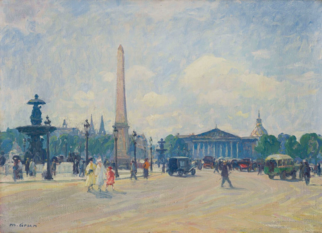 Maurice Grün; Place de la Concorde
