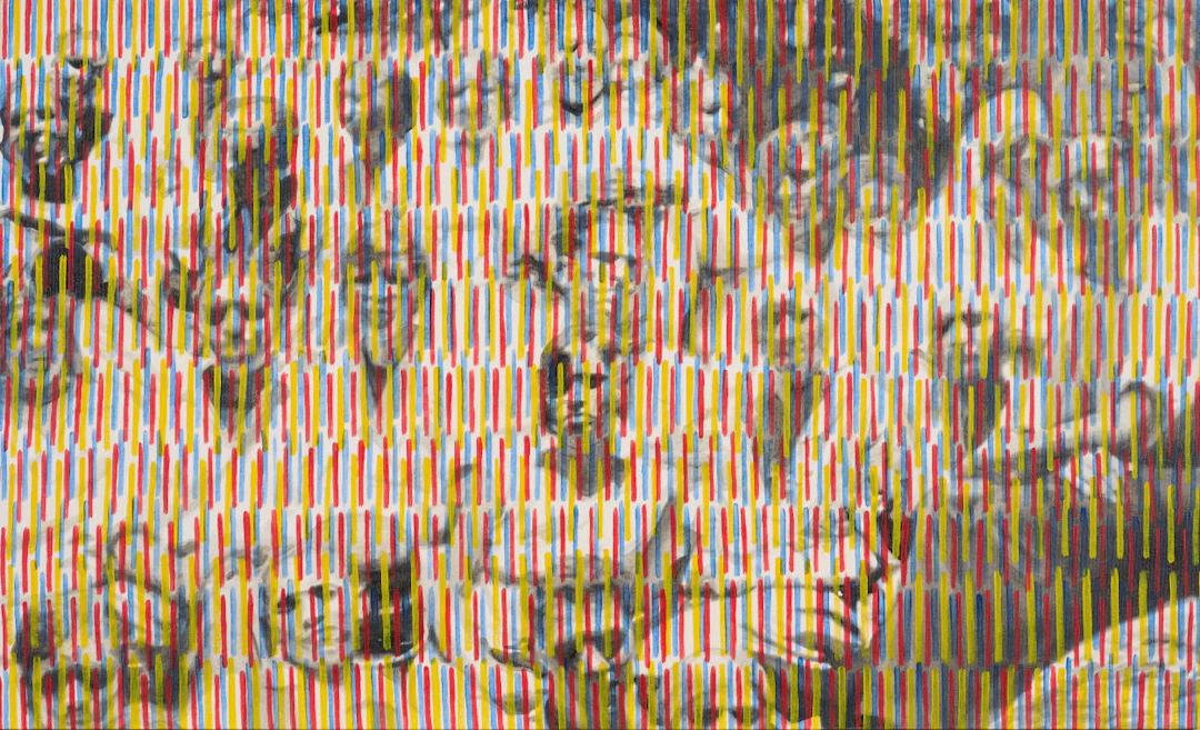 Marsi van de Heuvel; Untitled (Red, Blue and Yellow) I