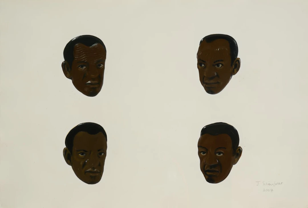 Joachim Schönfeldt; Four Faces, from The Model Men series