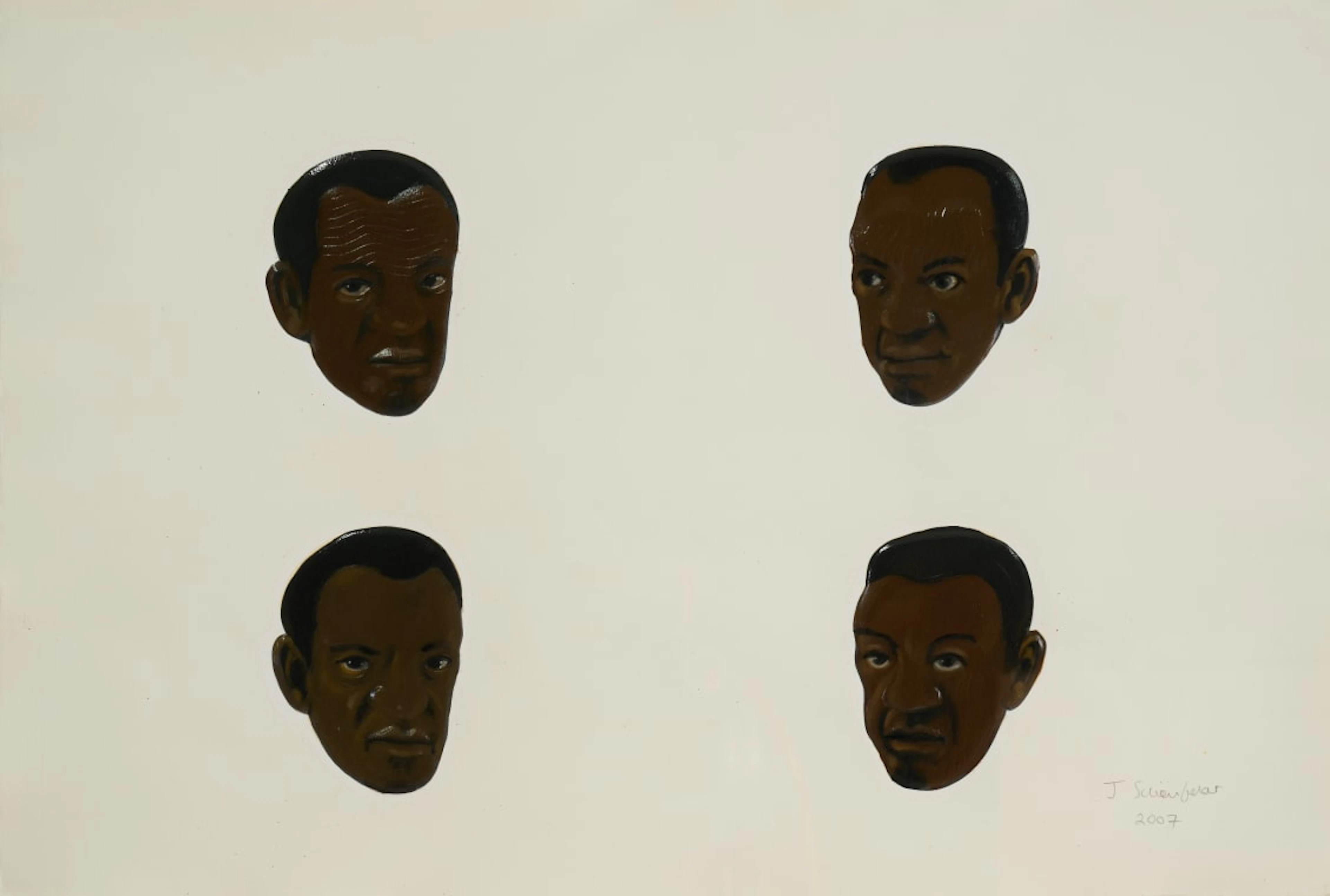 Joachim Schönfeldt; Four Faces, from The Model Men series