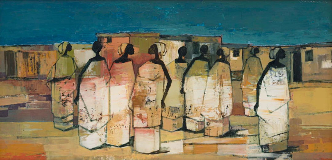 Jan Dingemans; Group of Women in White