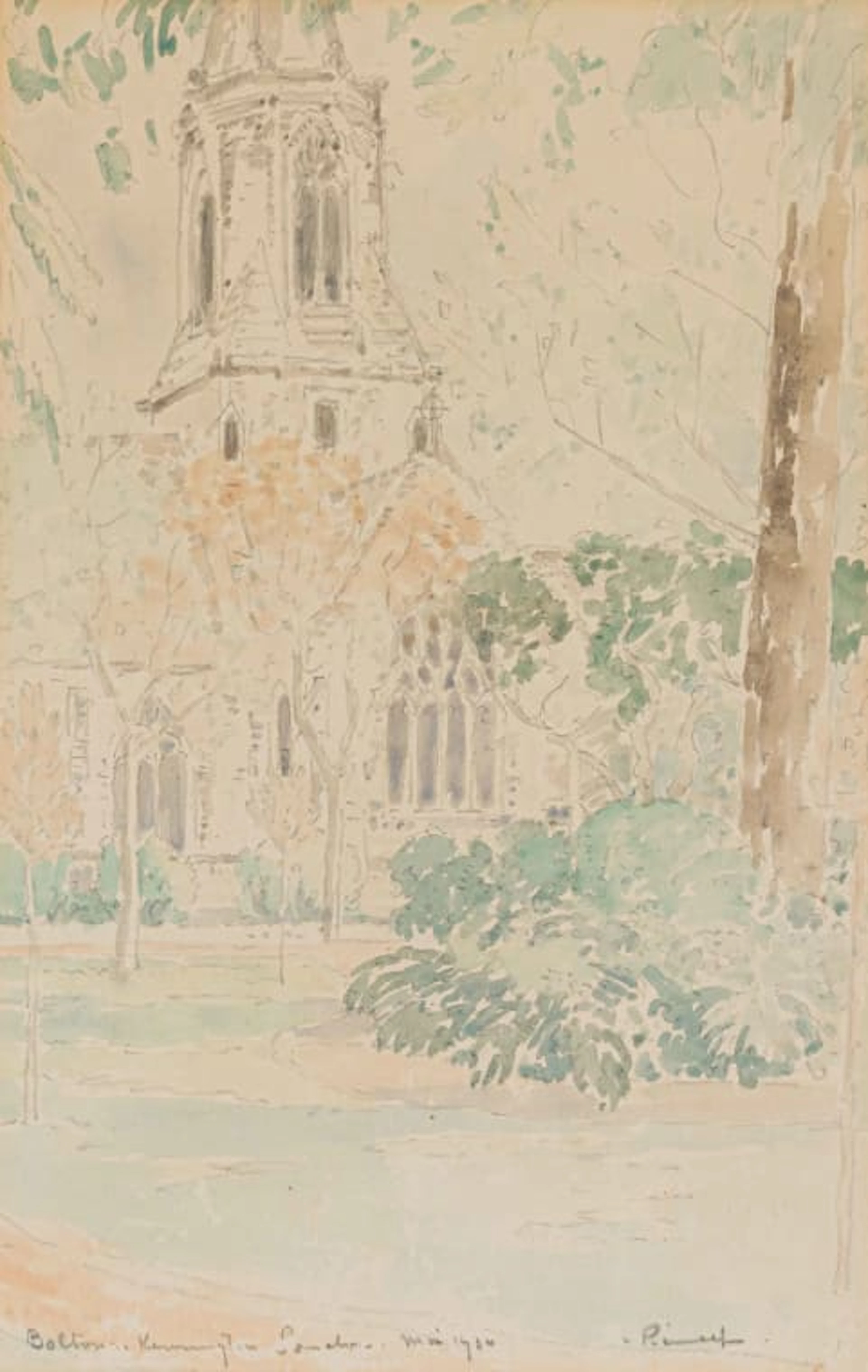 Jacob Hendrik Pierneef; Bolton, Kensington, London