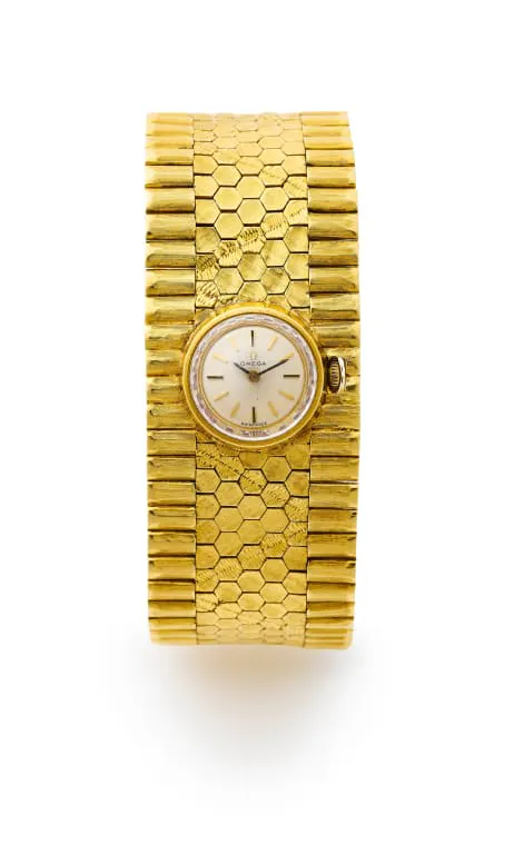 Omega; Gold cocktail watch
