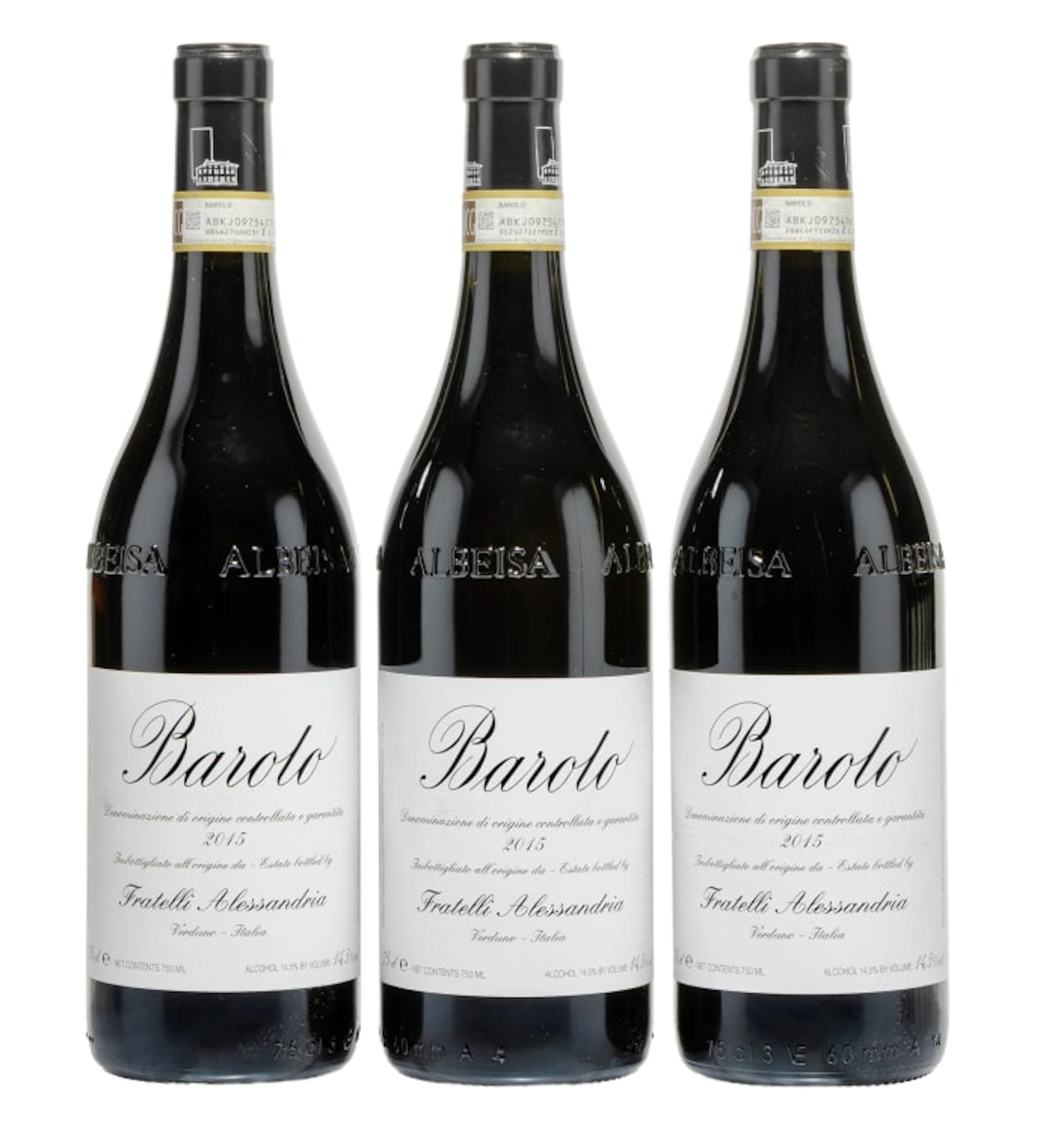 Fratelli Alessandria; Barolo San Lorenzo di Verduno; 2015; 3 (1 x 3); 750ml