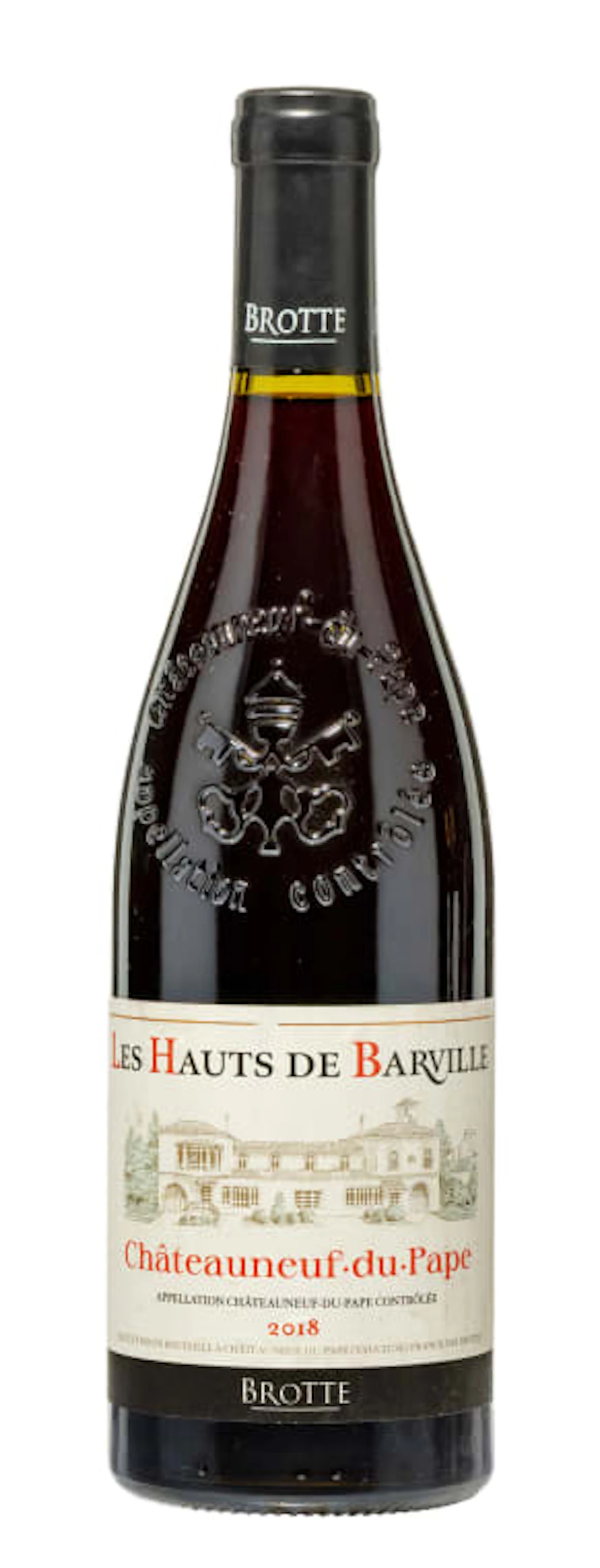 Brotte; Châteauneuf-du-Pape Les Hauts de Barville; 2018; 1 (1 x 1); 750ml