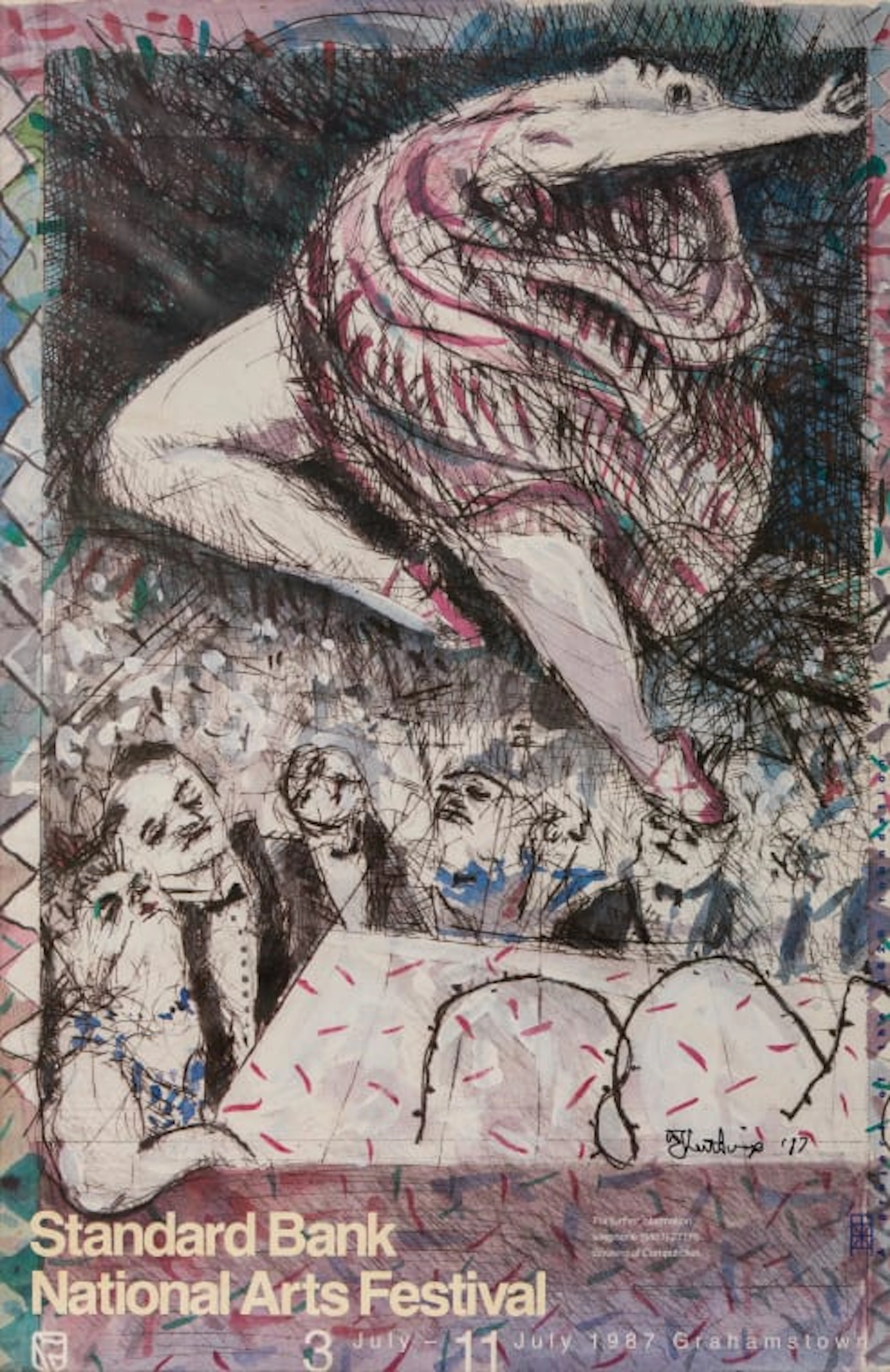 William Kentridge; Standard Bank National Arts Festival, poster (S. 285)
